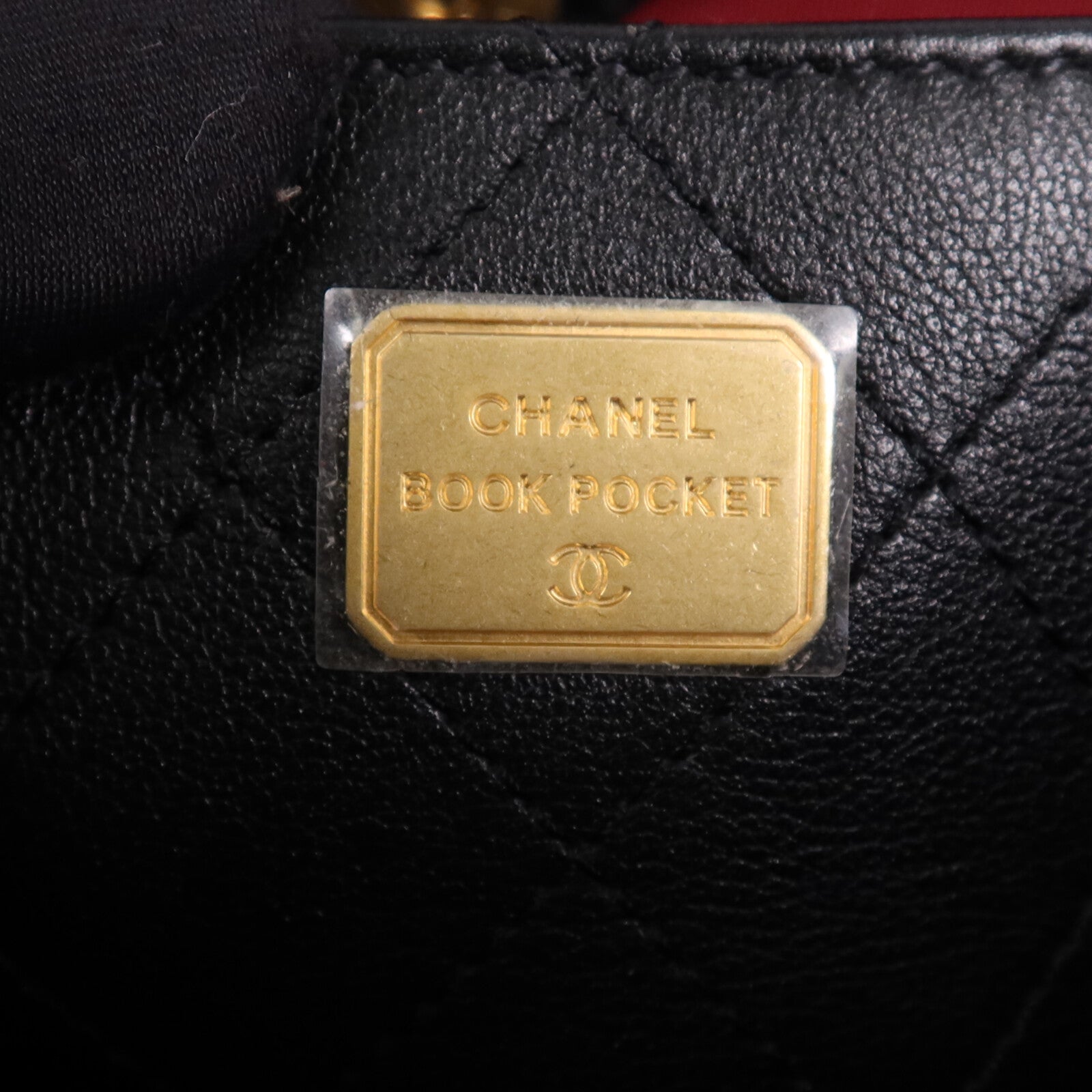 CHANEL 牛皮皮革Matelasse Tote金扣手挽袋