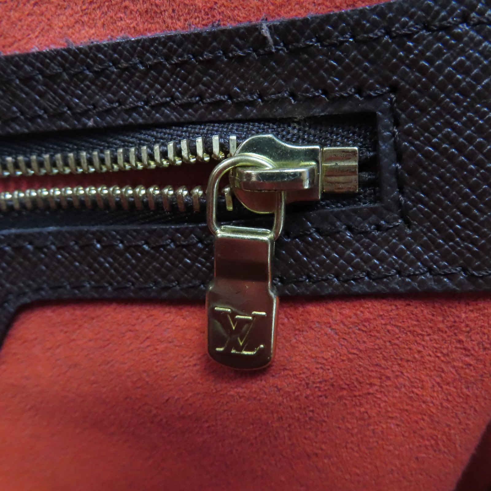 LOUIS VUITTON Damier Brera Handbag金扣手挽袋啡色