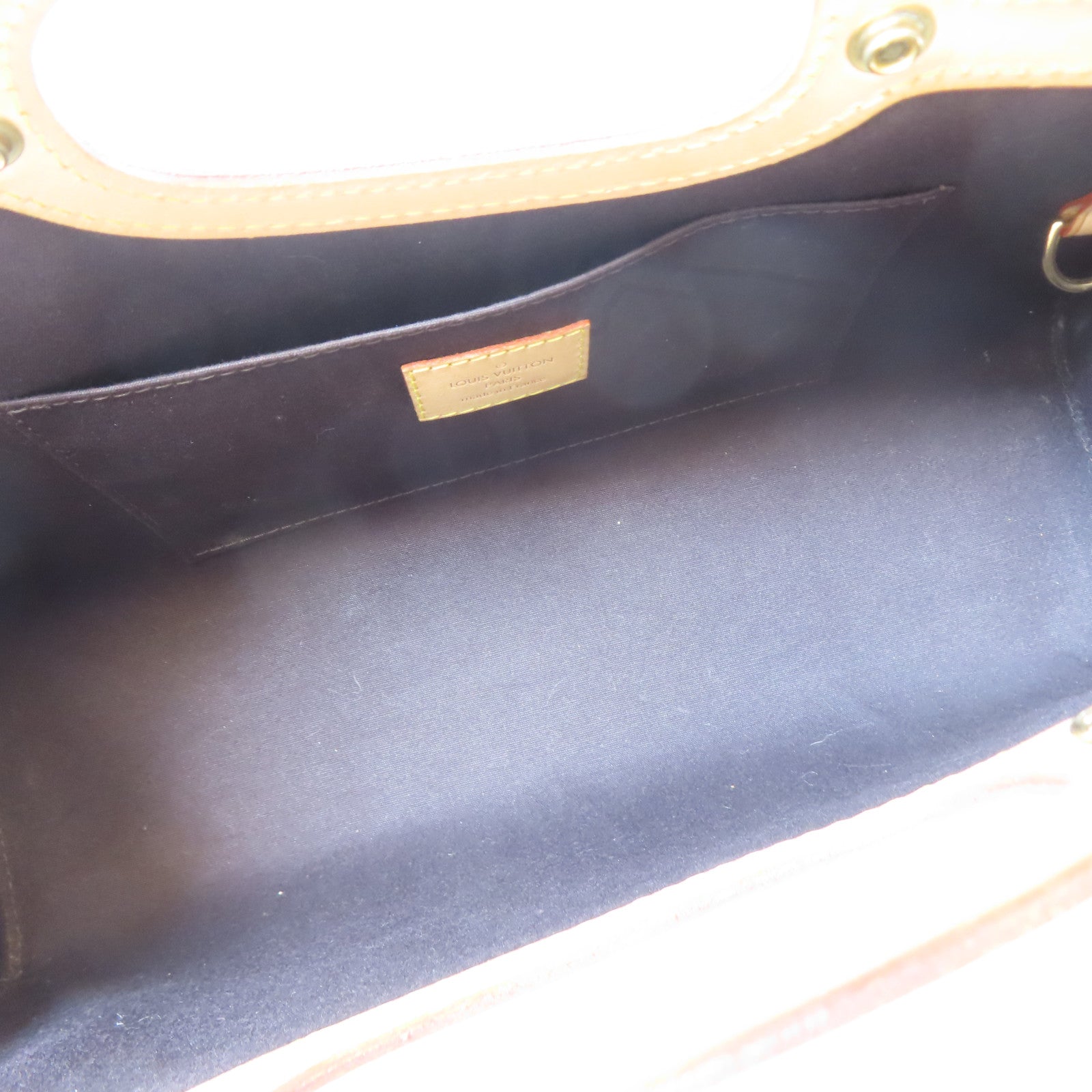 LOUIS VUITTON Vernis Roxbury Drive金扣手挽肩背兩用袋酒紅色