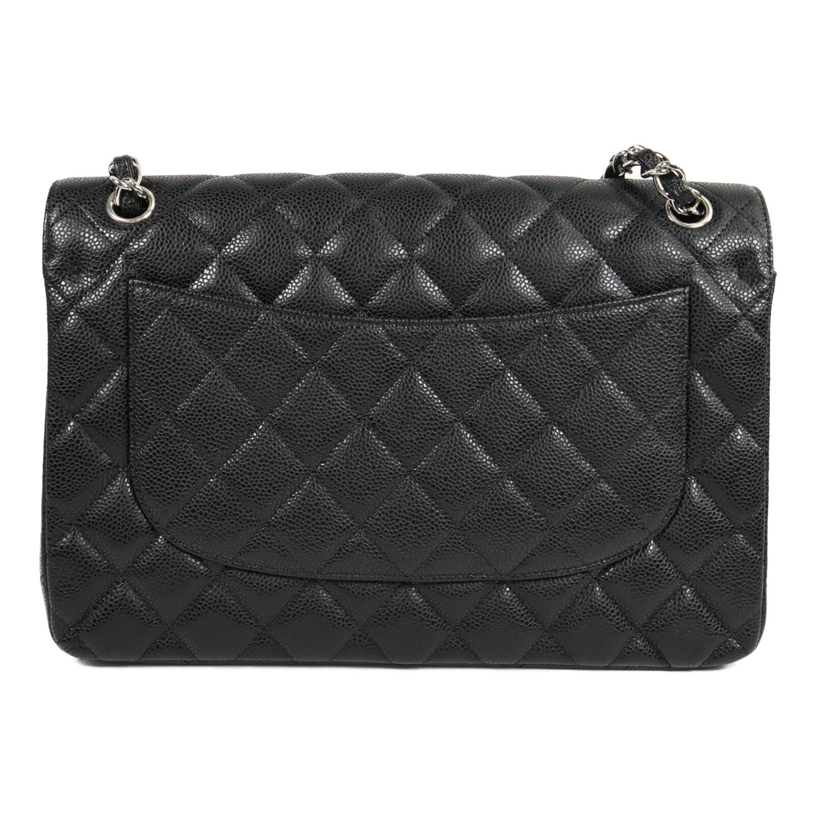 CHANEL 牛皮皮革Large Classic鏈帶肩背袋