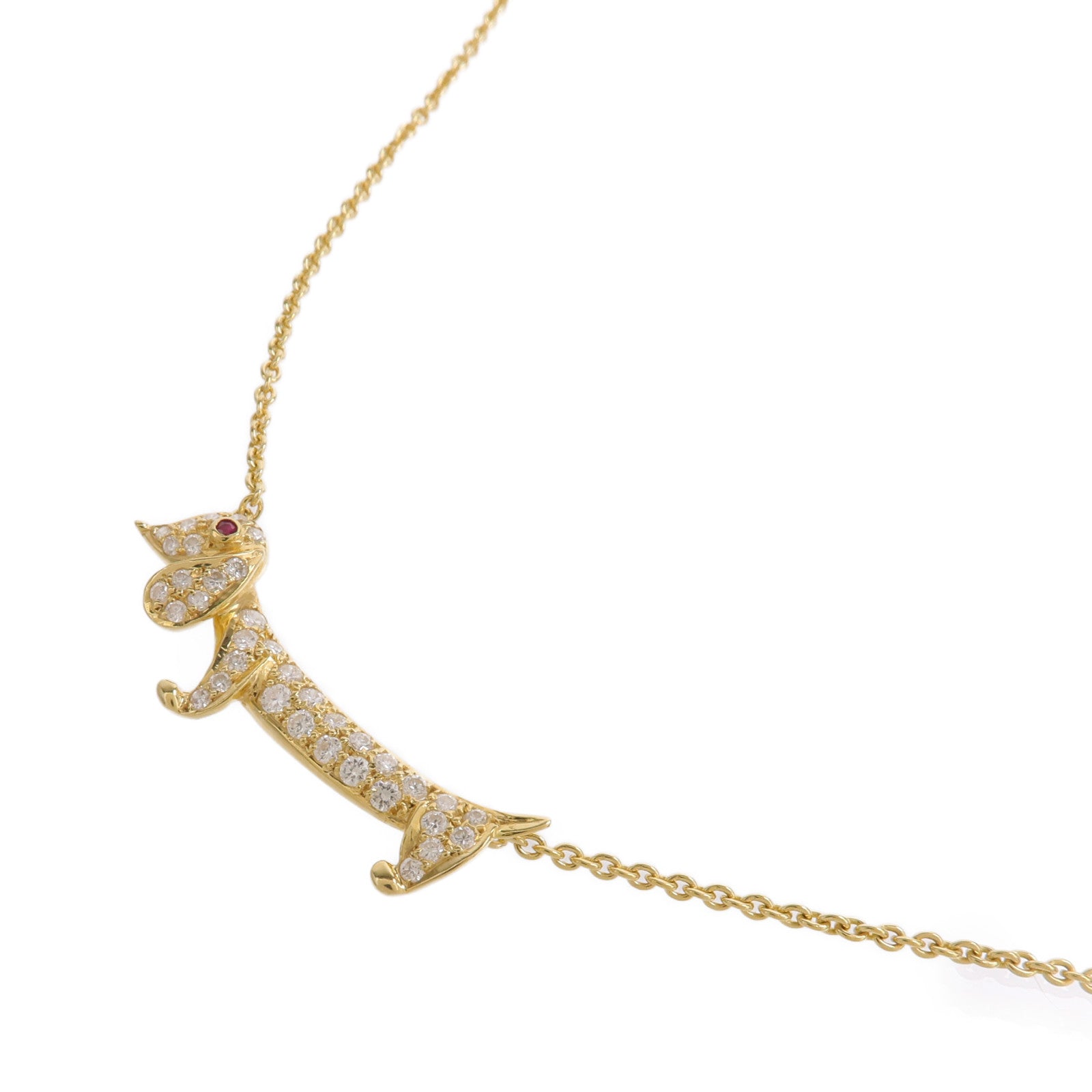 JEWELRY 18K黃金Diamond Necklace鑽石項鍊