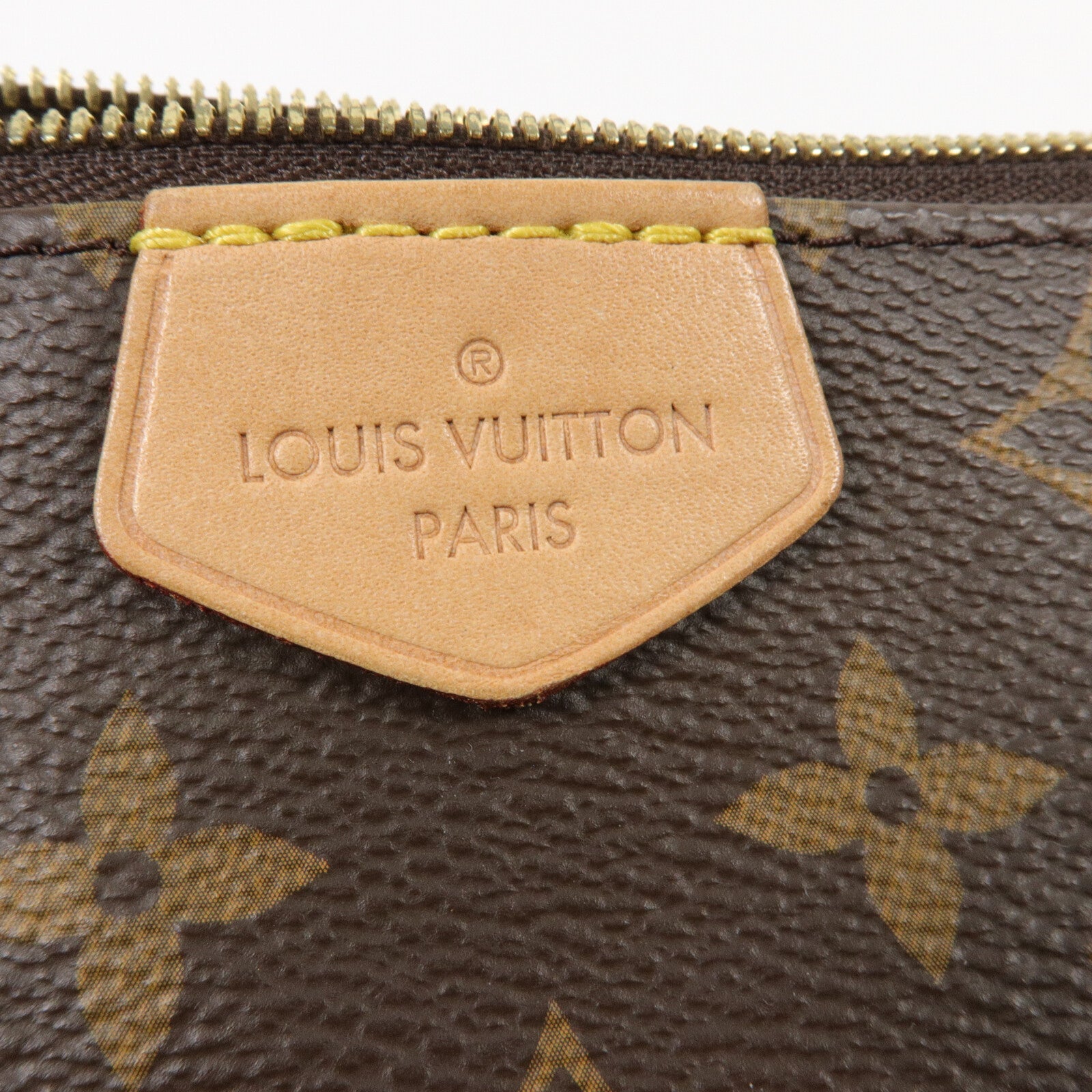 LOUIS VUITTON Monogram Multi Pochette Accessoires金扣手挽肩背兩用袋