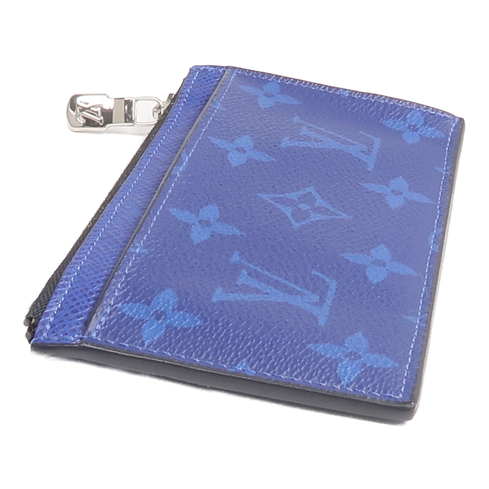 LOUIS VUITTON Taigarama Coin Card Holder銀扣零錢包/套