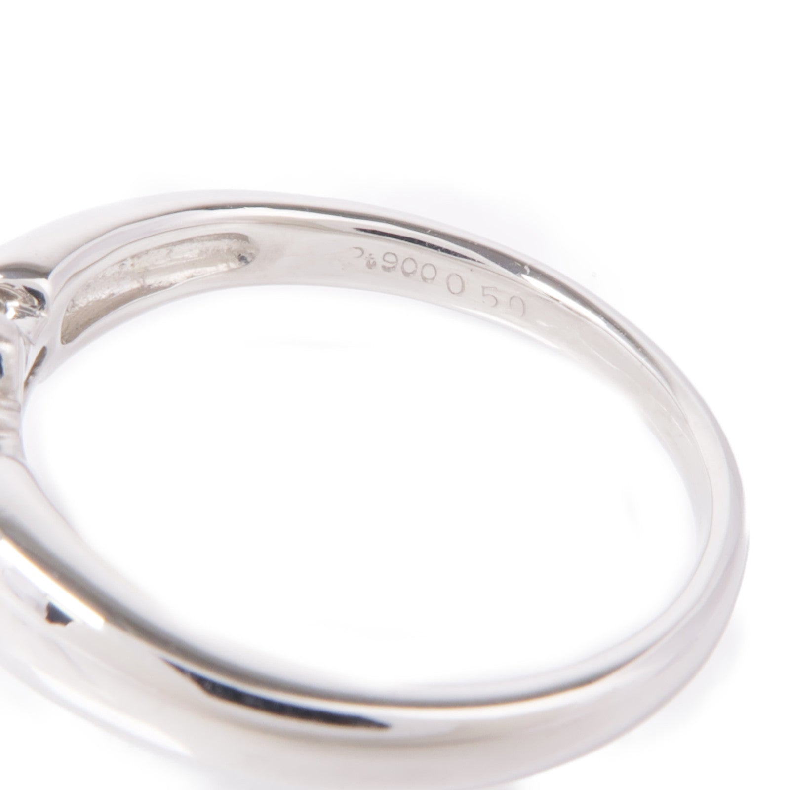 JEWELRY 【激減優惠】PT900鉑金Diamond Ring鑽石戒指US#6.5