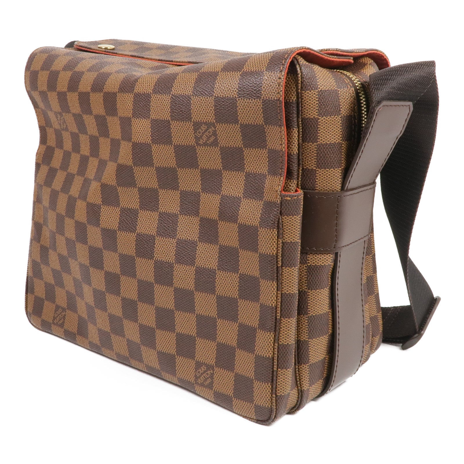 LOUIS VUITTON Damier Naviglio金扣肩背袋