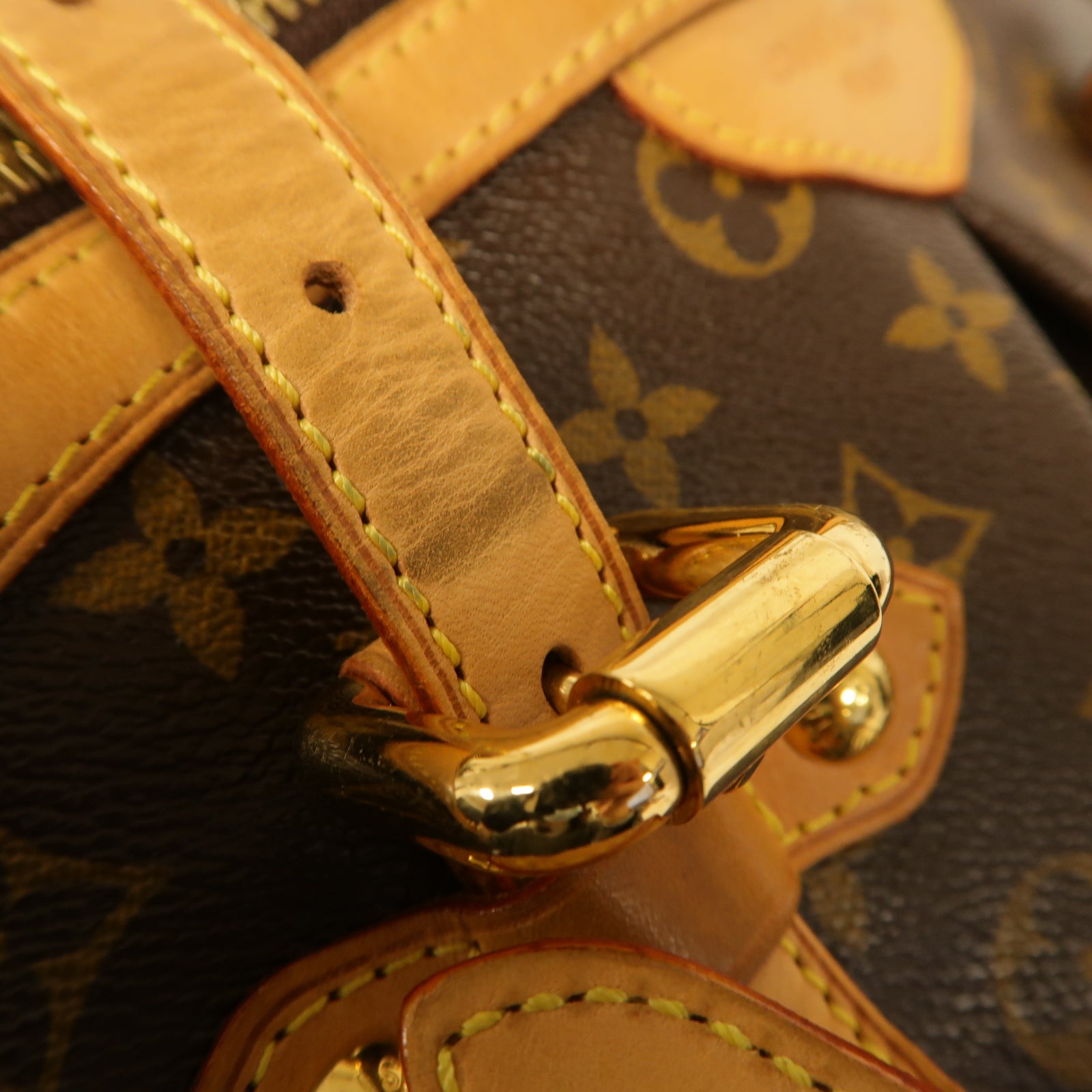 LOUIS VUITTON **【激減優惠】Monogram Tivoli GM金扣手挽袋啡色