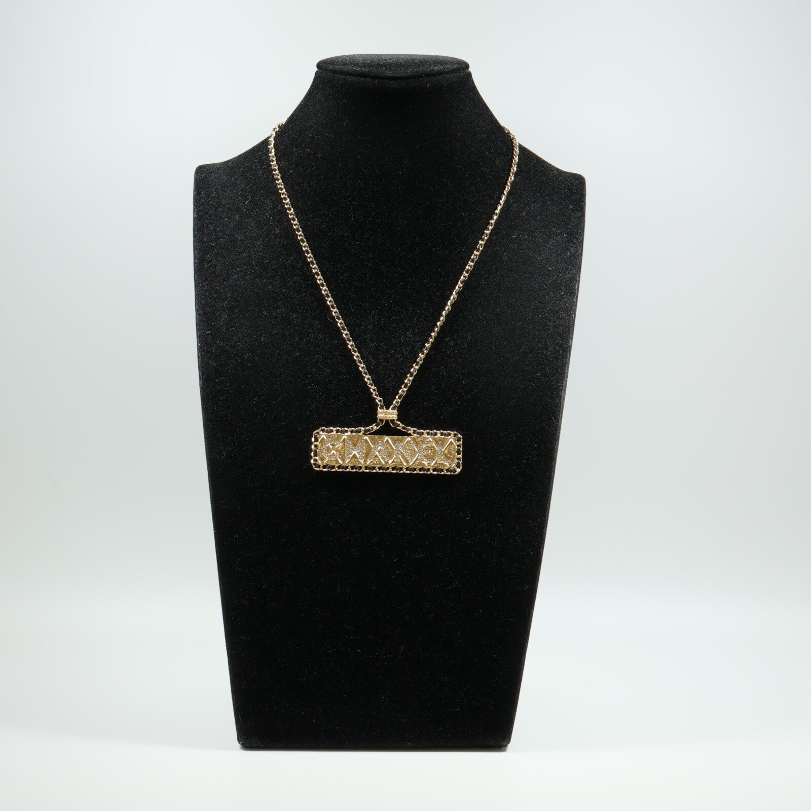 CHANEL 金屬/皮革Necklace項鍊