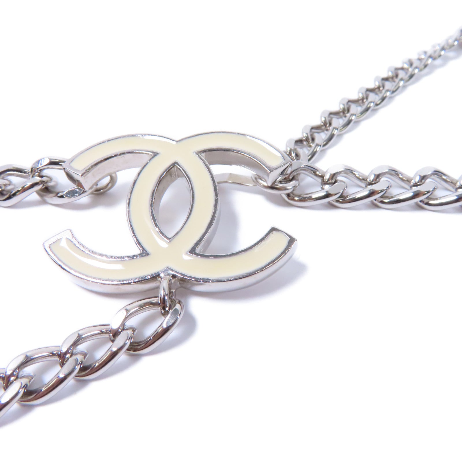 CHANEL 金屬Chain Belt鏈腰帶銀色