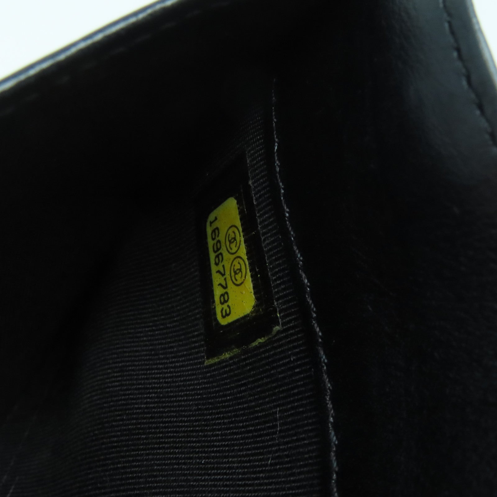 CHANEL 【激減優惠】菱格漆皮皮革Long Wallet銀扣長錢包黑色