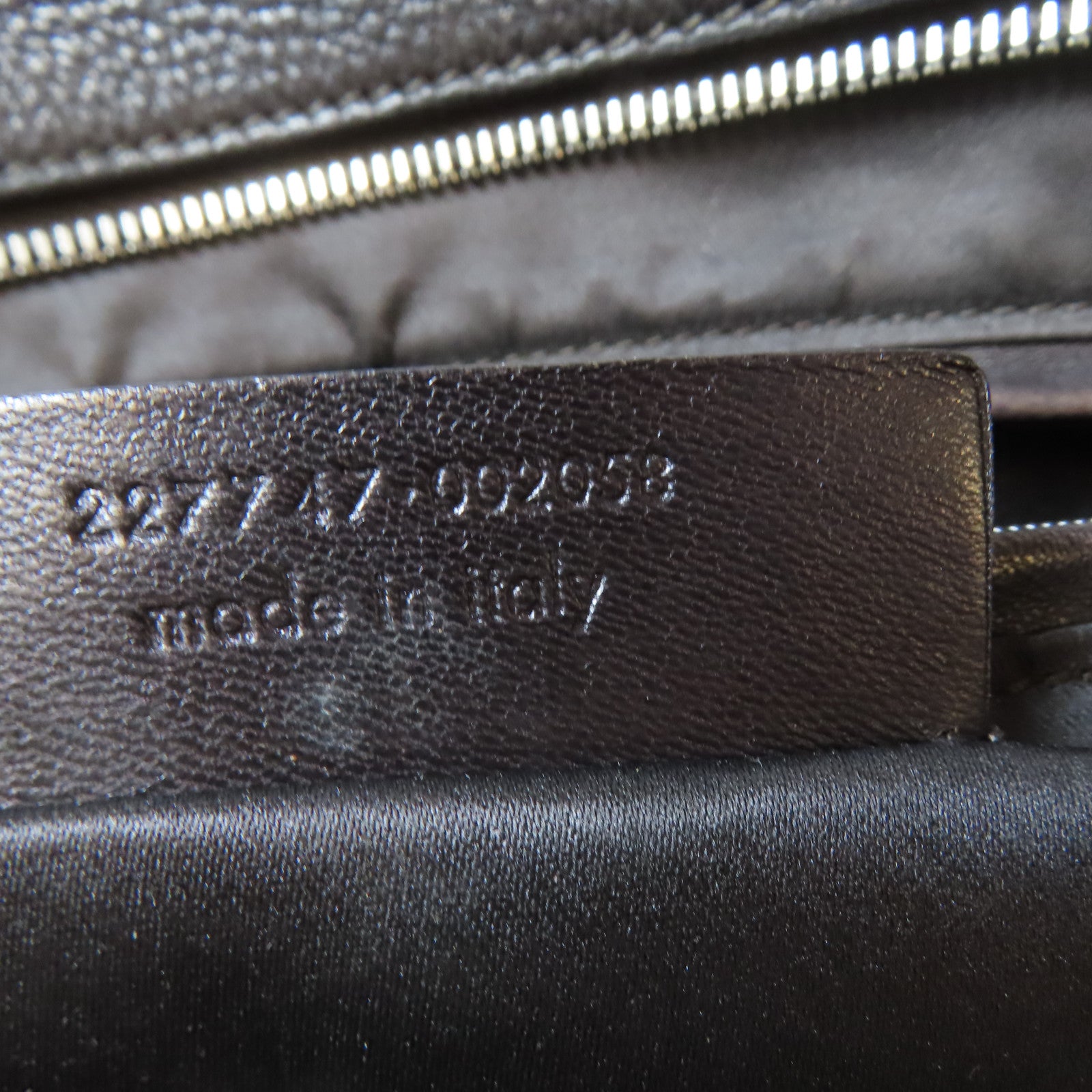 SAINT LAURENT 【激減優惠】牛皮皮革Shoulder Bag銀扣肩背袋啡色