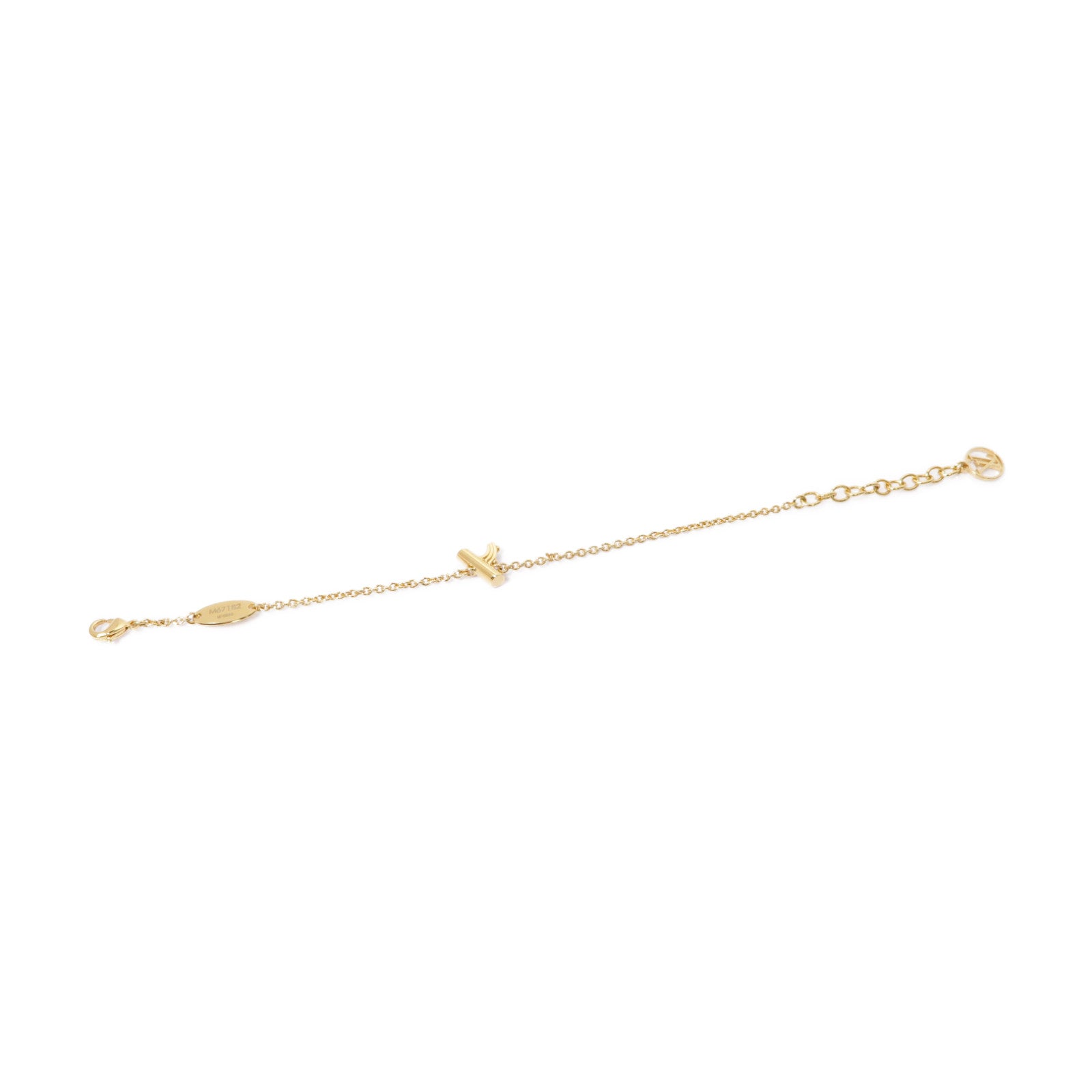 LOUIS VUITTON 金屬Bracelet手鏈金色