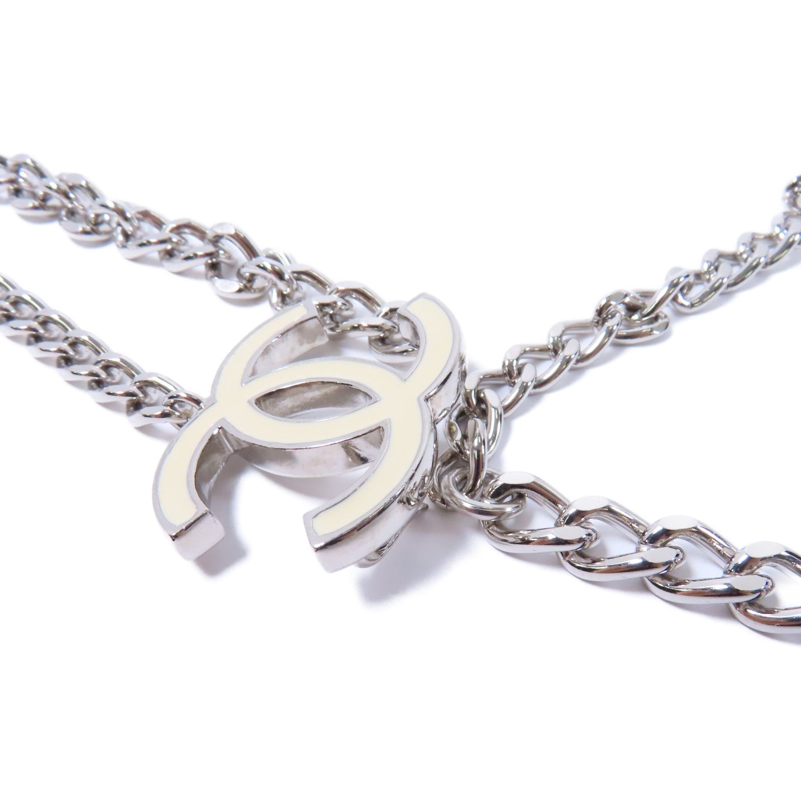 CHANEL 金屬Chain Belt鏈腰帶銀色