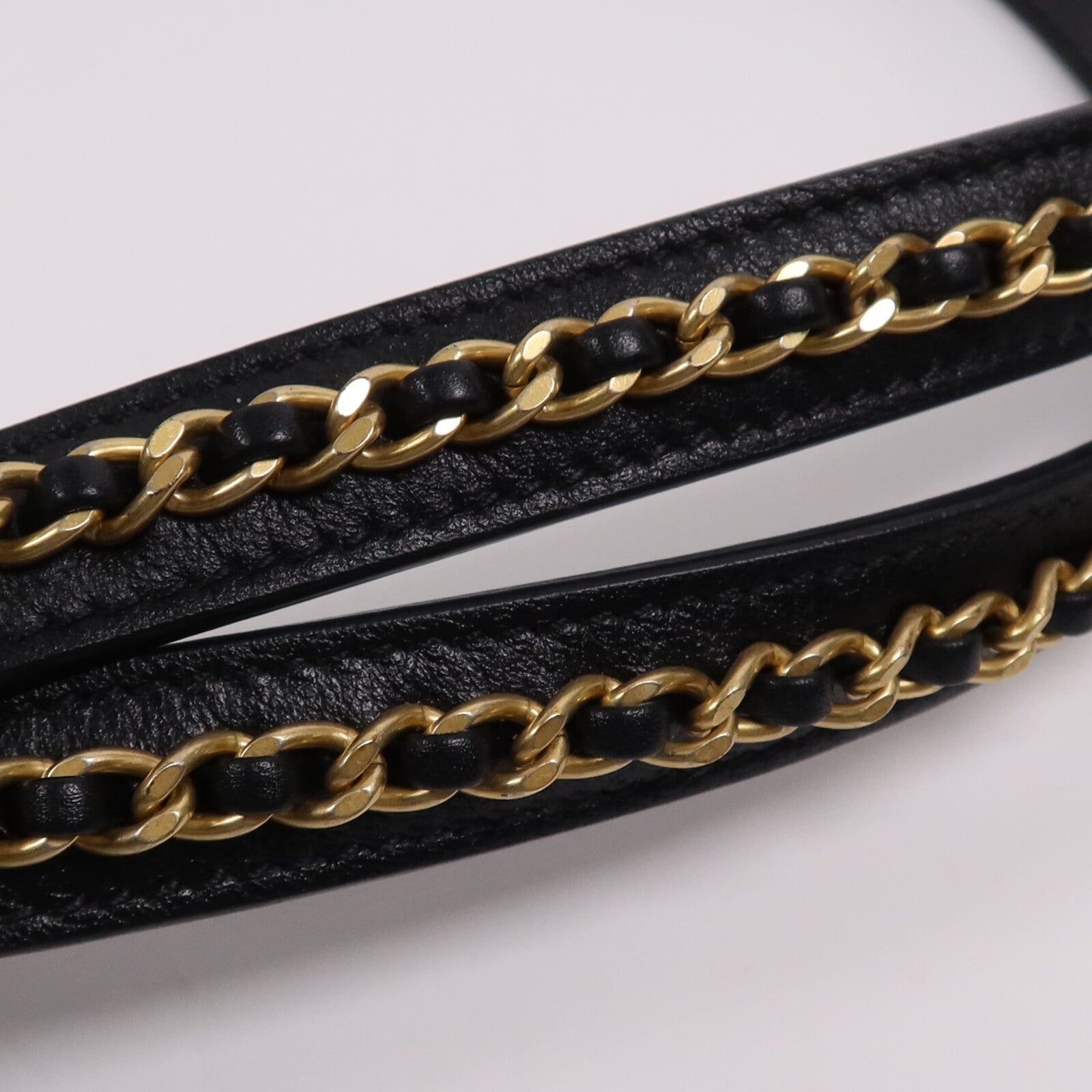 CHANEL 牛皮皮革Matelasse Tote金扣手挽袋