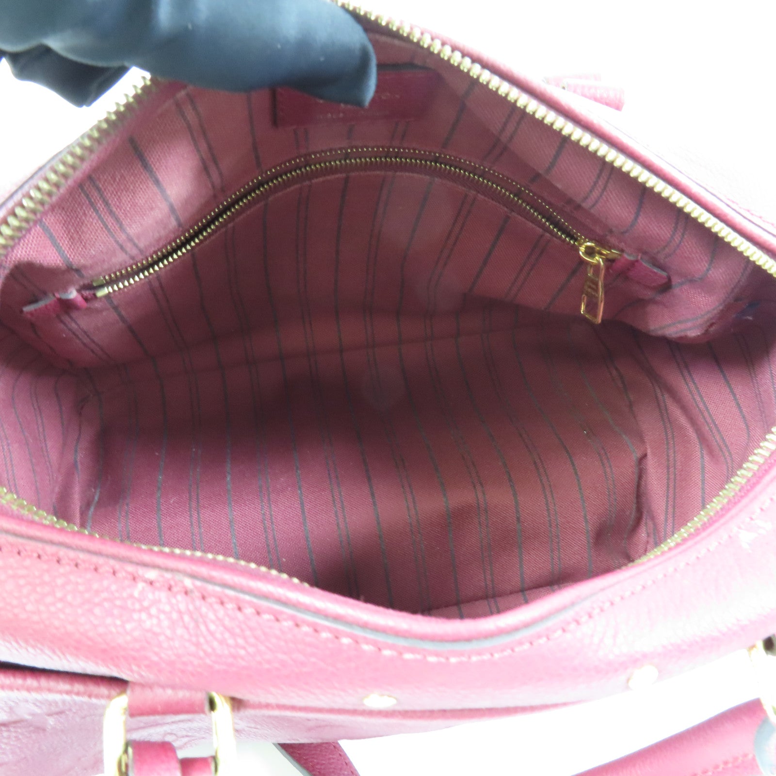 LOUIS VUITTON Speedy Bandouliere 25 2way Shoulder Bag M40762 Monogram Empreinte