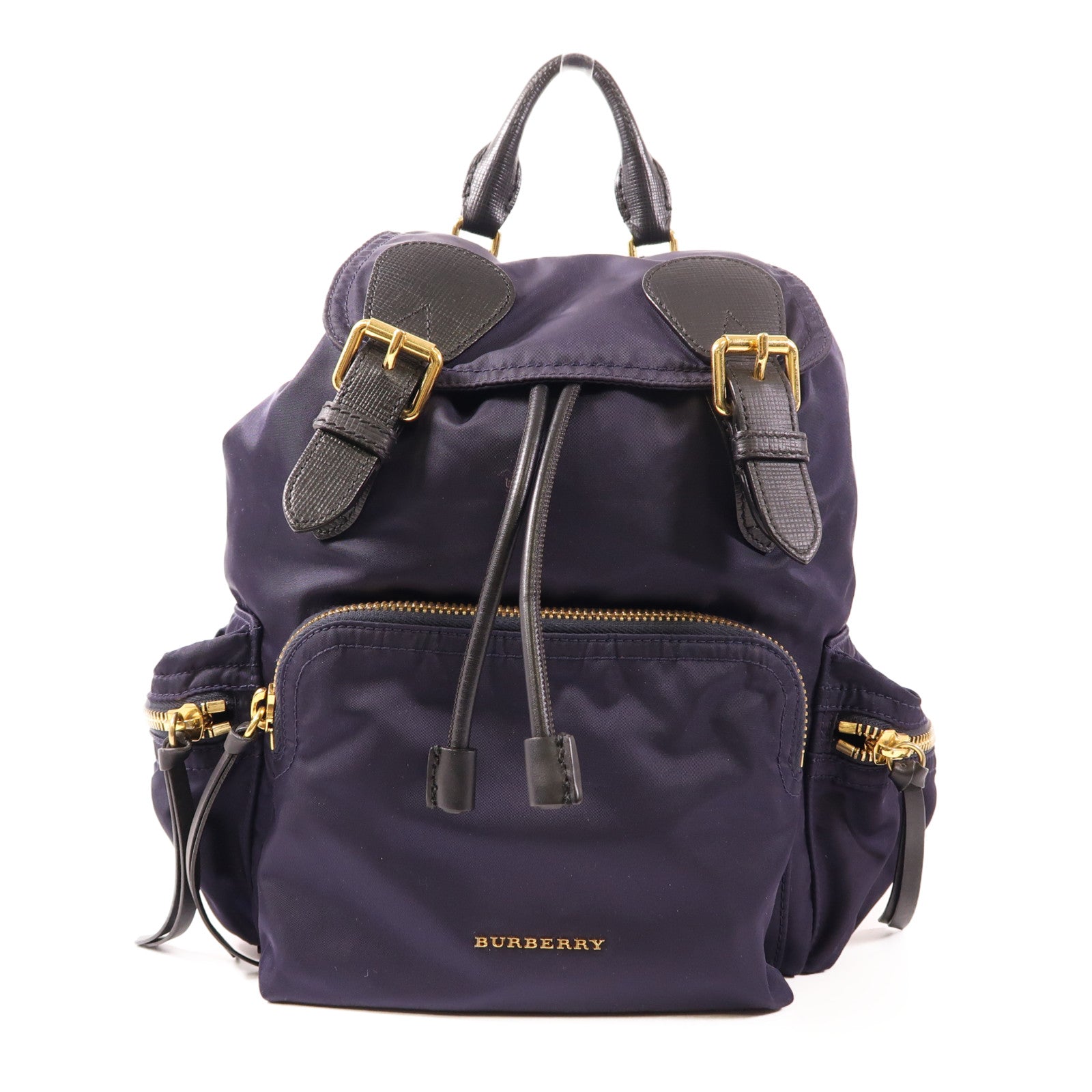BURBERRY 尼龍Backpack金扣背包