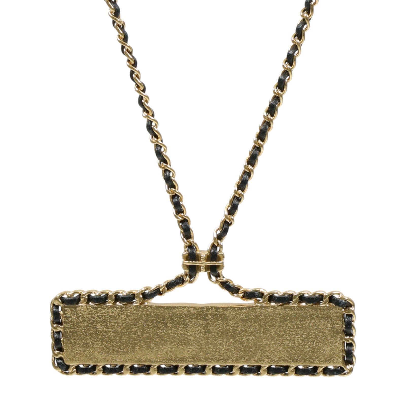 CHANEL 金屬/皮革Necklace項鍊