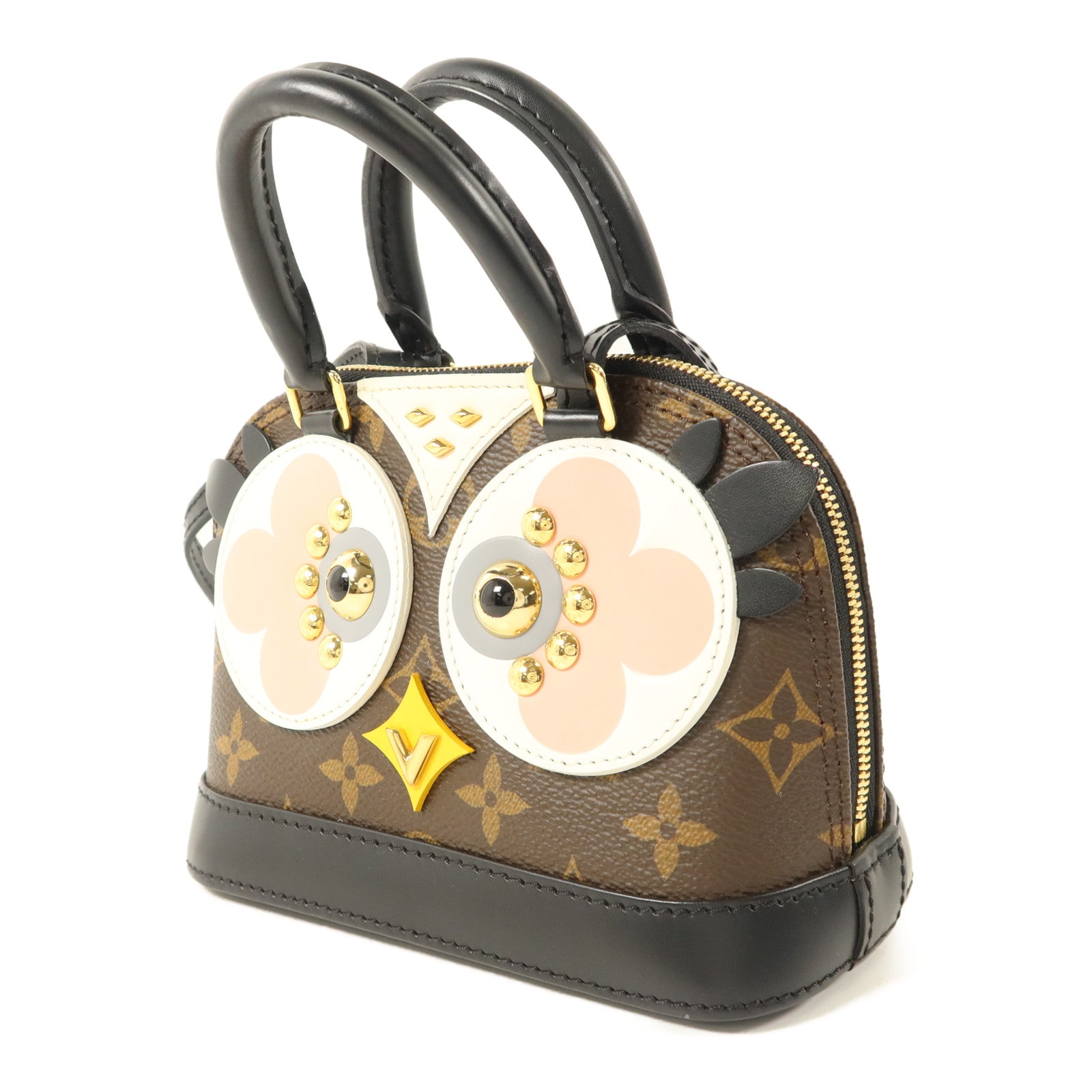 LOUIS VUITTON Monogram Alma Lovely Birds金扣手挽肩背兩用袋