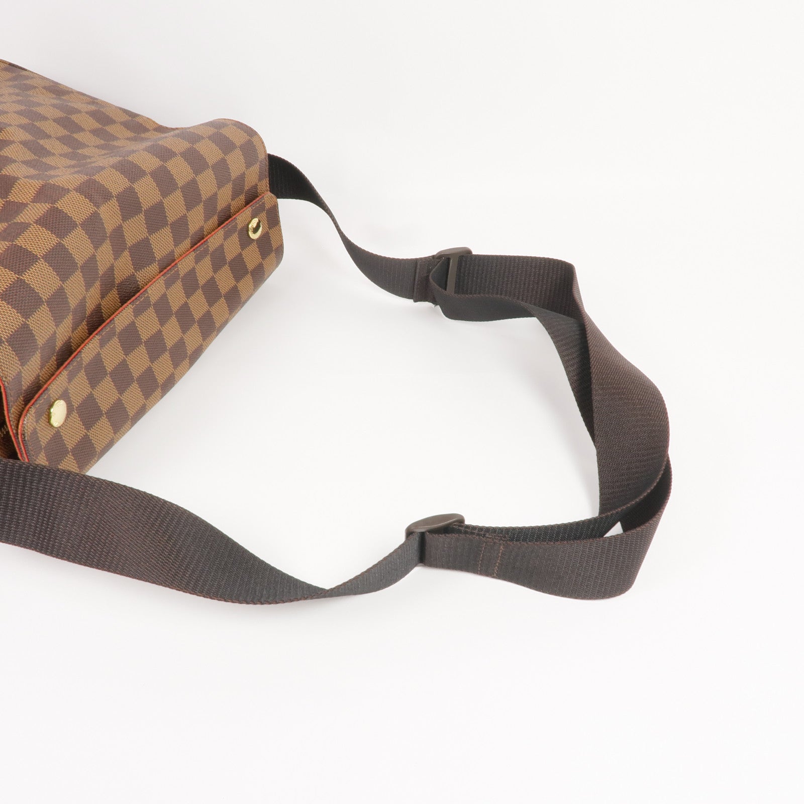 LOUIS VUITTON Damier Naviglio金扣肩背袋