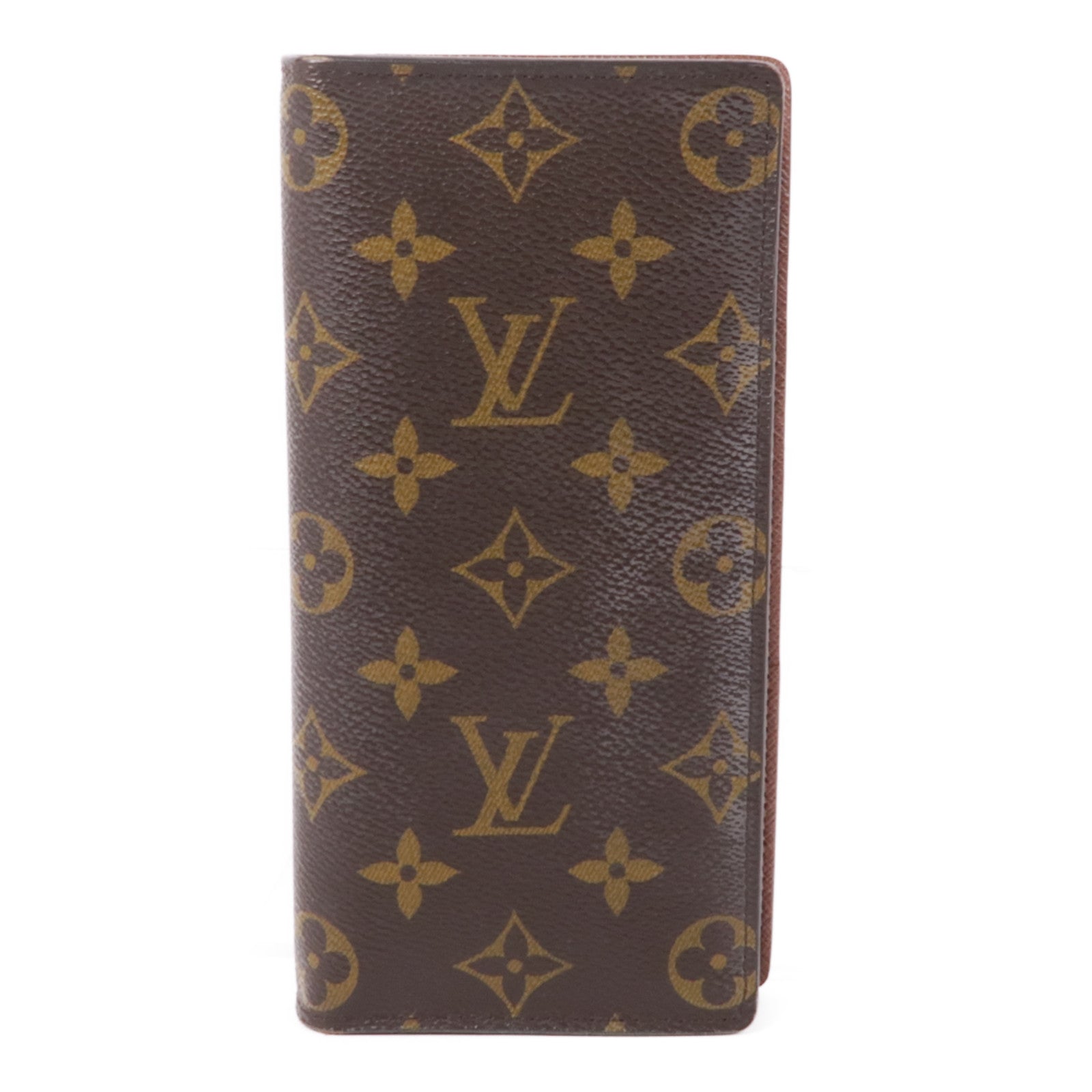 LOUIS VUITTON Monogram Brazza Wallet金扣長錢包
