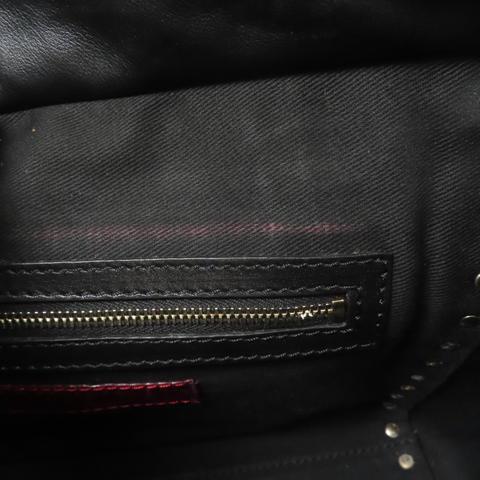 Valentino 牛皮皮革Shoulder Bag金扣手挽肩背兩用袋