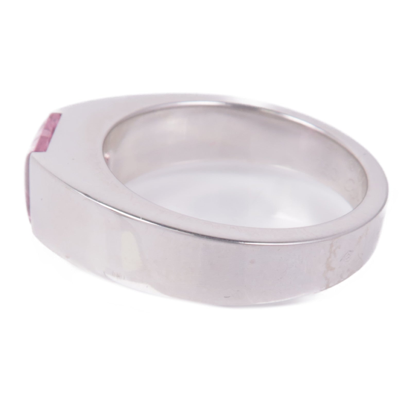 CARTIER 18K白金Tourmaline Ring電氣石戒指Cartier#51/US#5.5