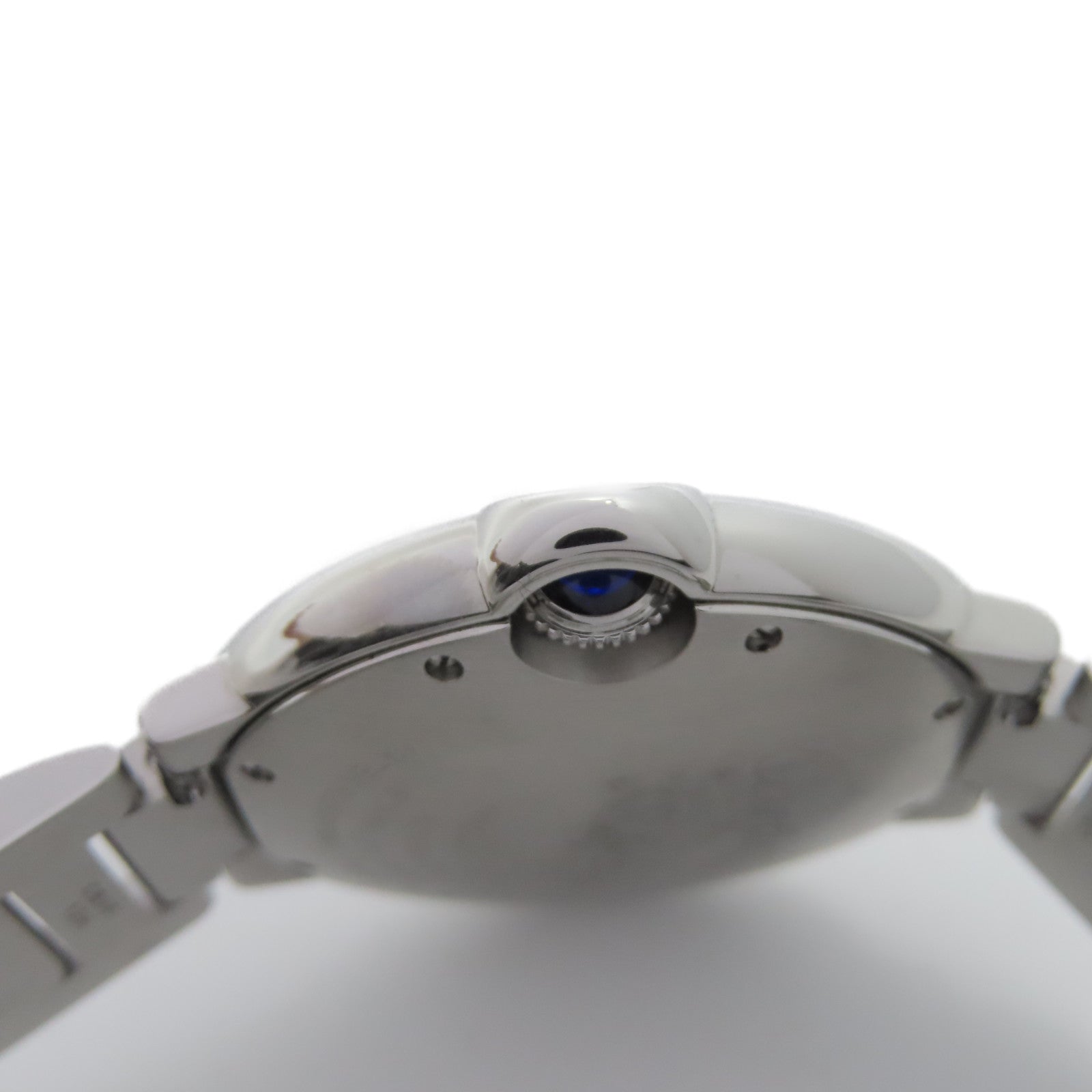 CARTIER Ballon Bleu不鏽鋼手錶自動機芯銀色