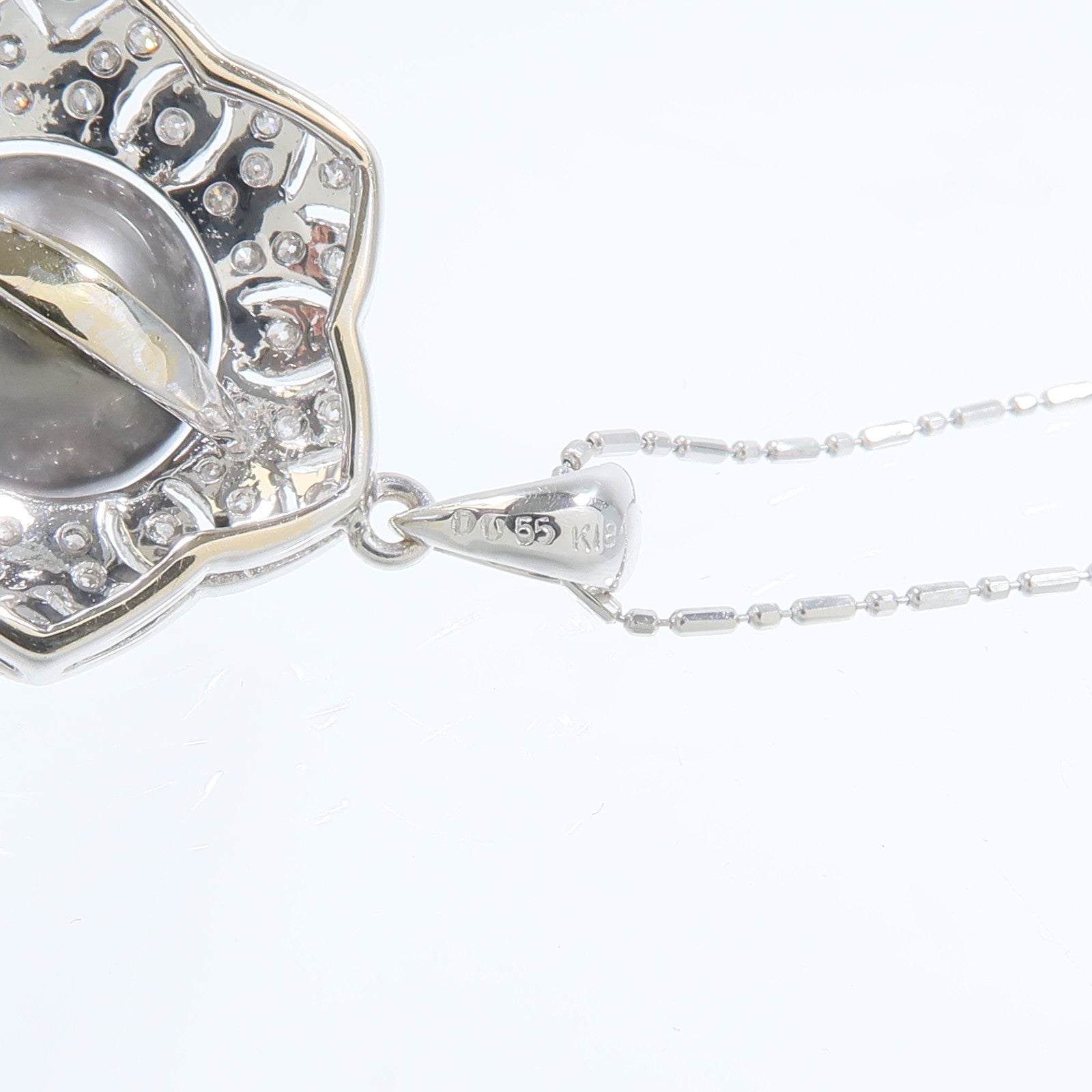 JEWELRY 18K白金Pearl Diamond Necklace珍珠項鍊