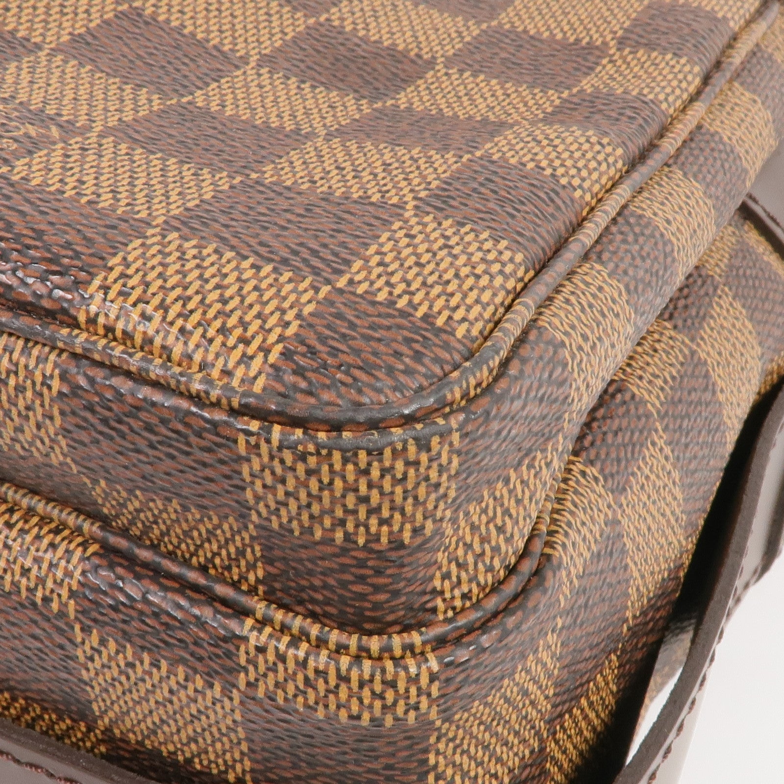 LOUIS VUITTON Damier Naviglio金扣肩背袋