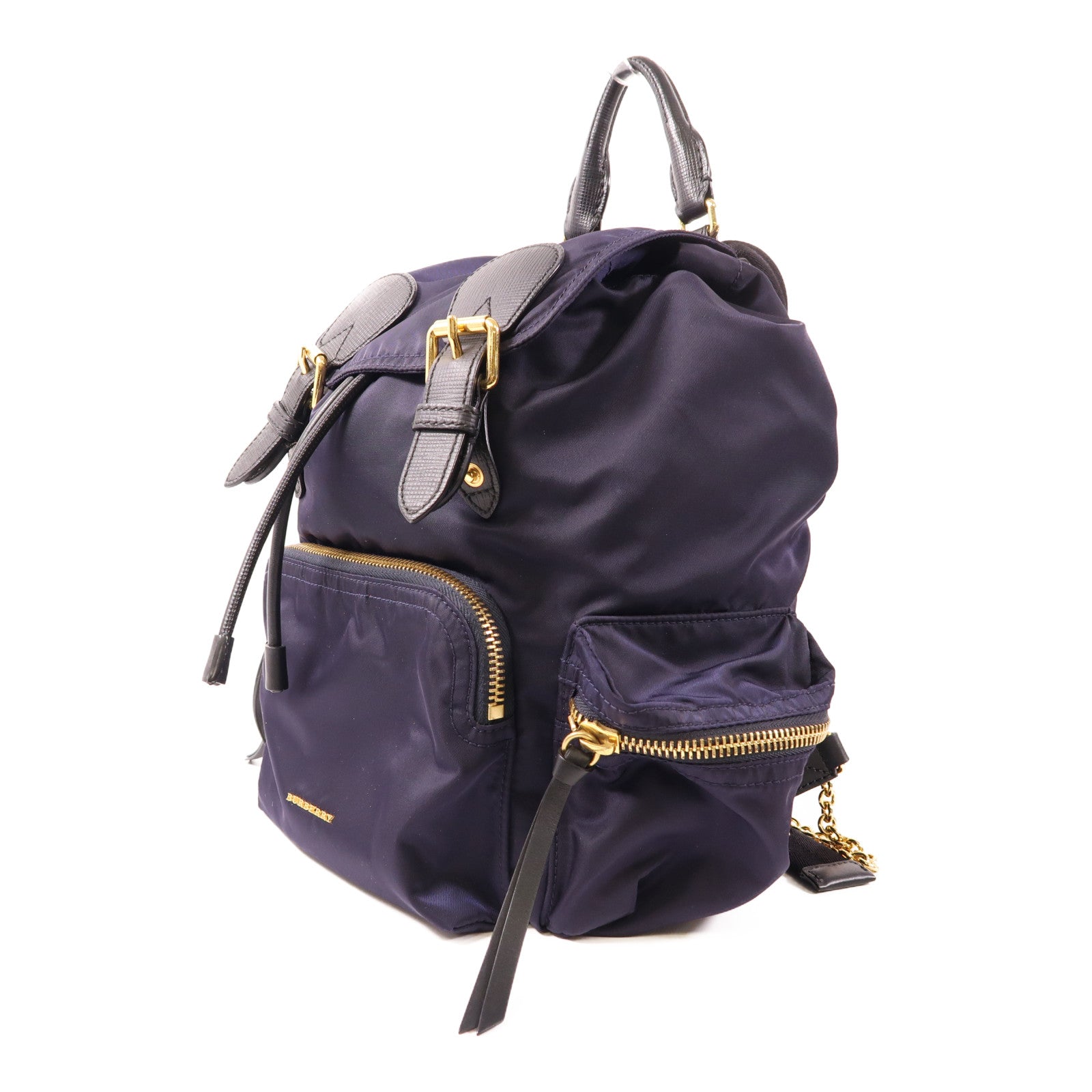 BURBERRY 尼龍Backpack金扣背包
