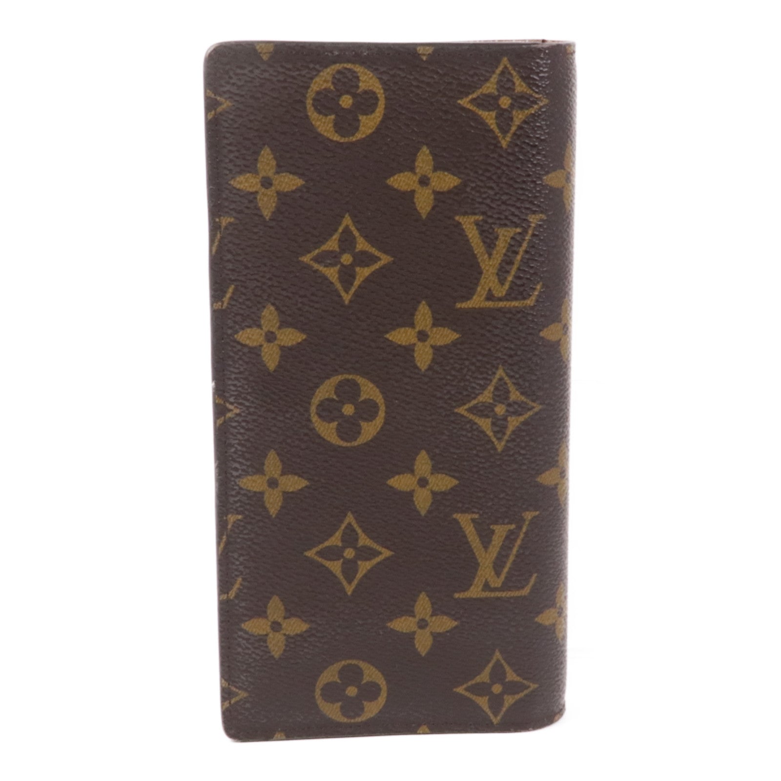 LOUIS VUITTON Monogram Brazza Wallet金扣長錢包