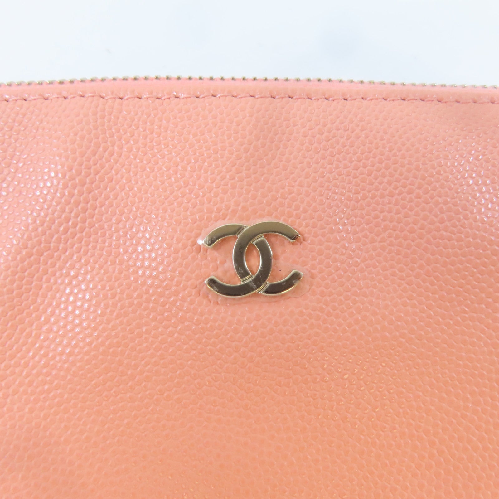 CHANEL 【激減優惠】菱格牛皮皮革Chain Shoulder金扣鏈帶肩背袋粉紅色