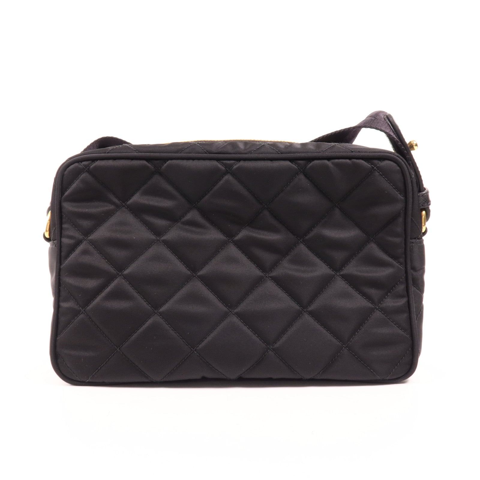 PRADA 尼龍Camera Bag金扣肩背袋