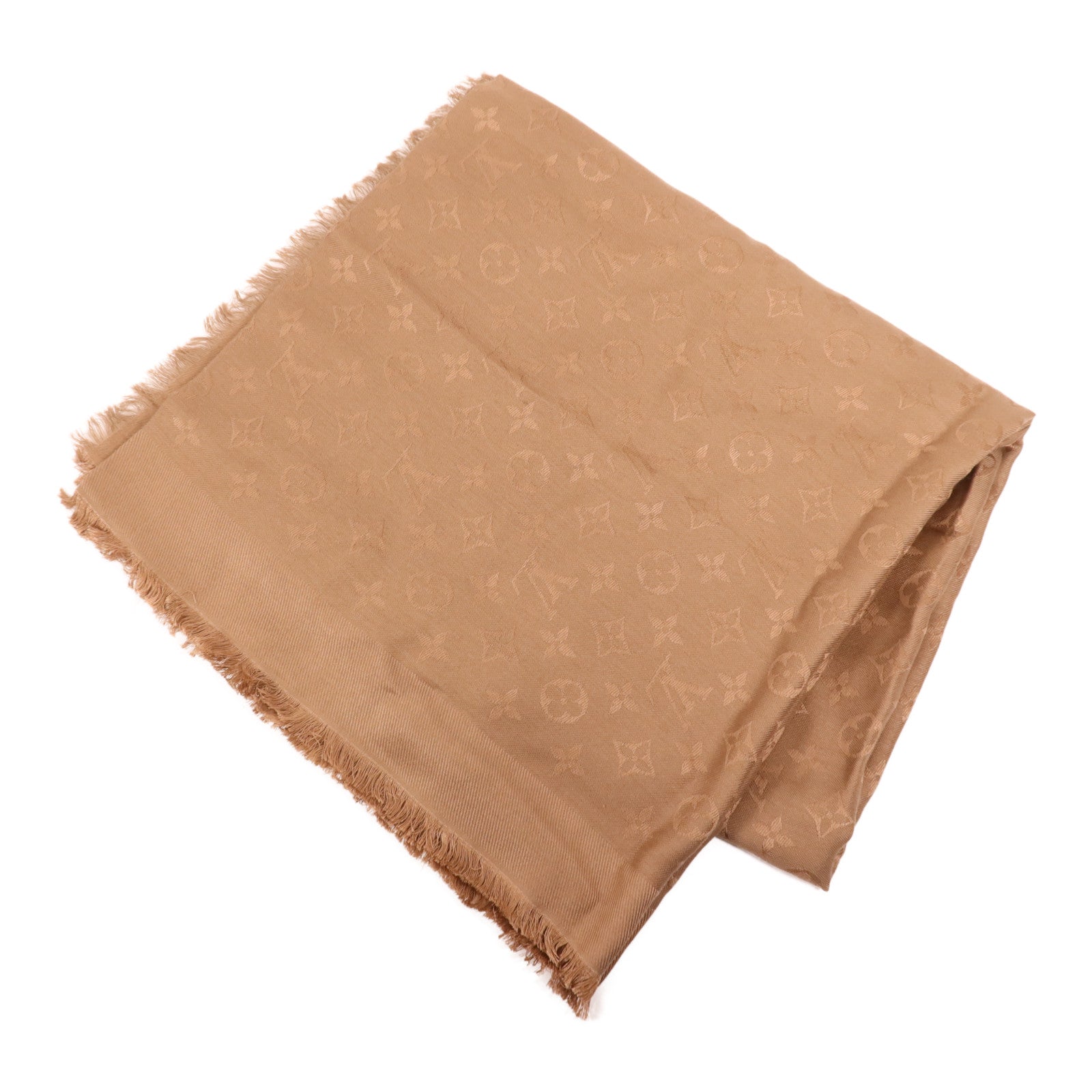 LOUIS VUITTON 絲質/羊毛Scraf圍巾