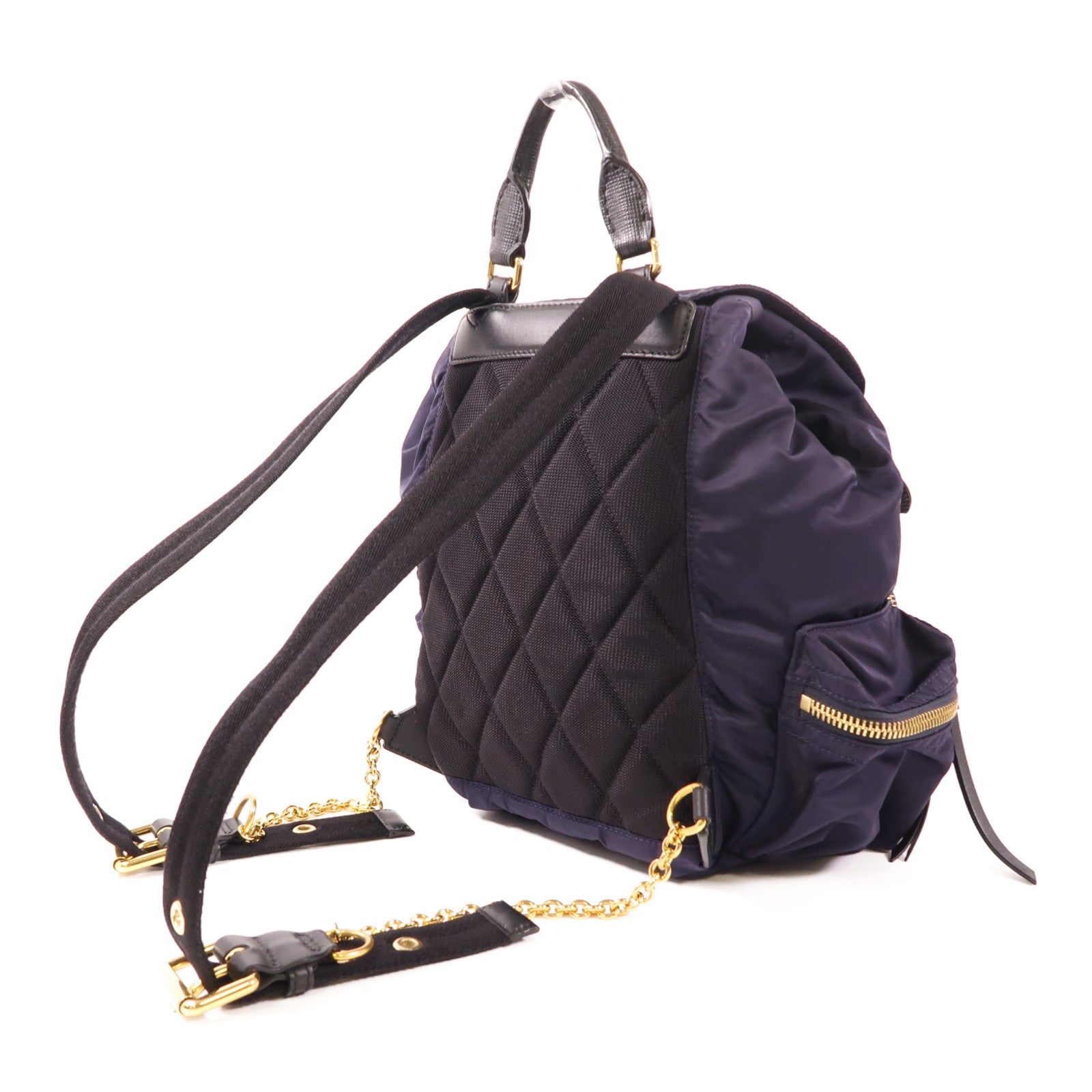 BURBERRY 尼龍Backpack金扣背包