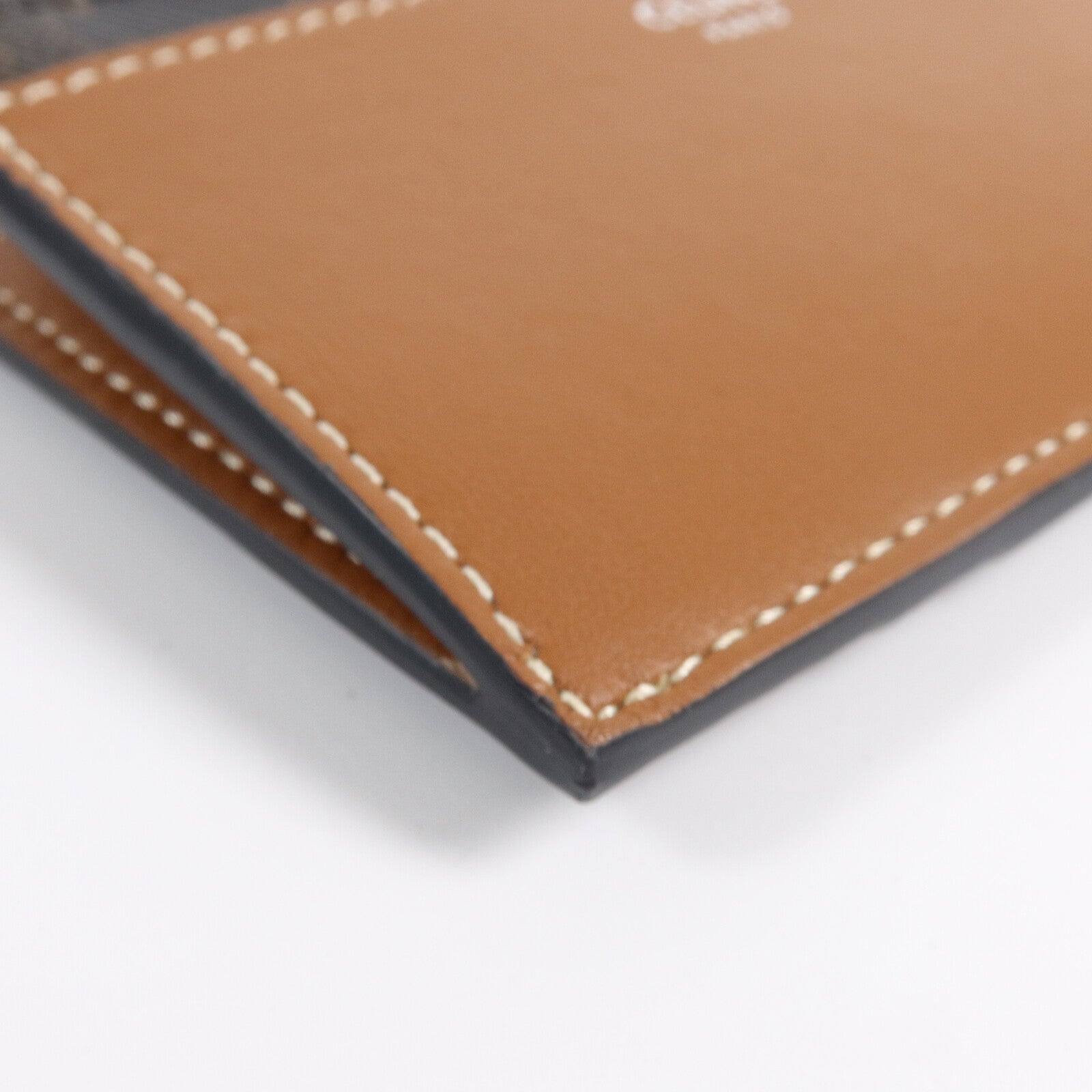 CELINE Triomphe Canvas/皮革Zipped Card Case卡片套