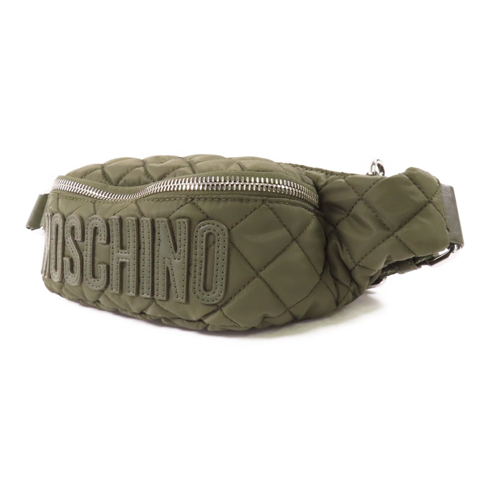 MOSCHINO 【激減優惠】尼龍Waist Bag銀扣腰包