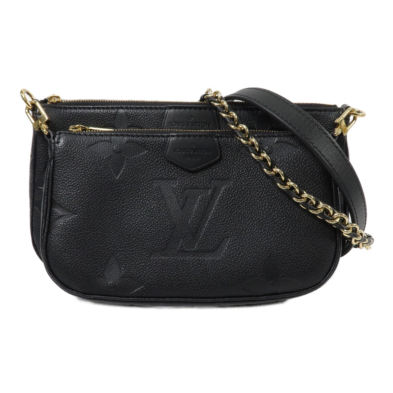 LOUIS VUITTON Monogram Empreinte Multi Pochette Accessoires手挽肩背兩用袋