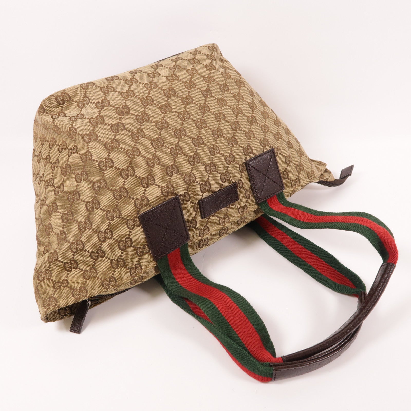 GUCCI 帆布Shoulder Tote肩背袋/手挽袋