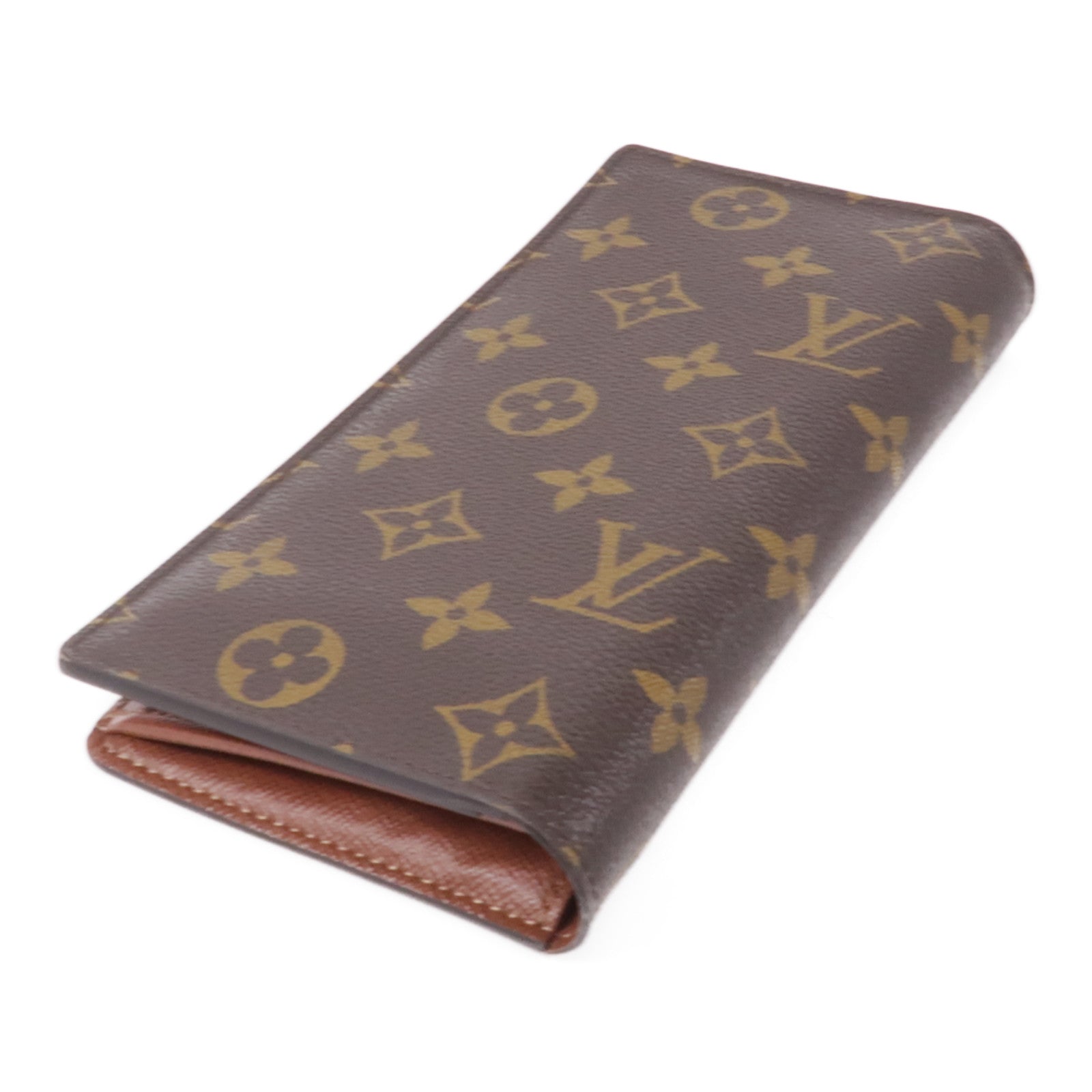 LOUIS VUITTON Monogram Brazza Wallet金扣長錢包