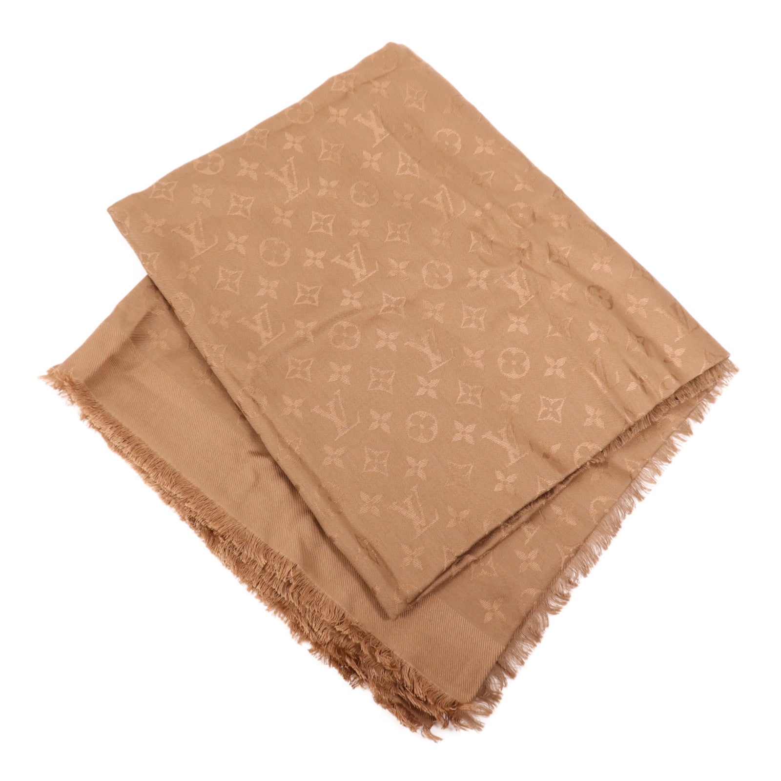 LOUIS VUITTON 絲質/羊毛Scraf圍巾