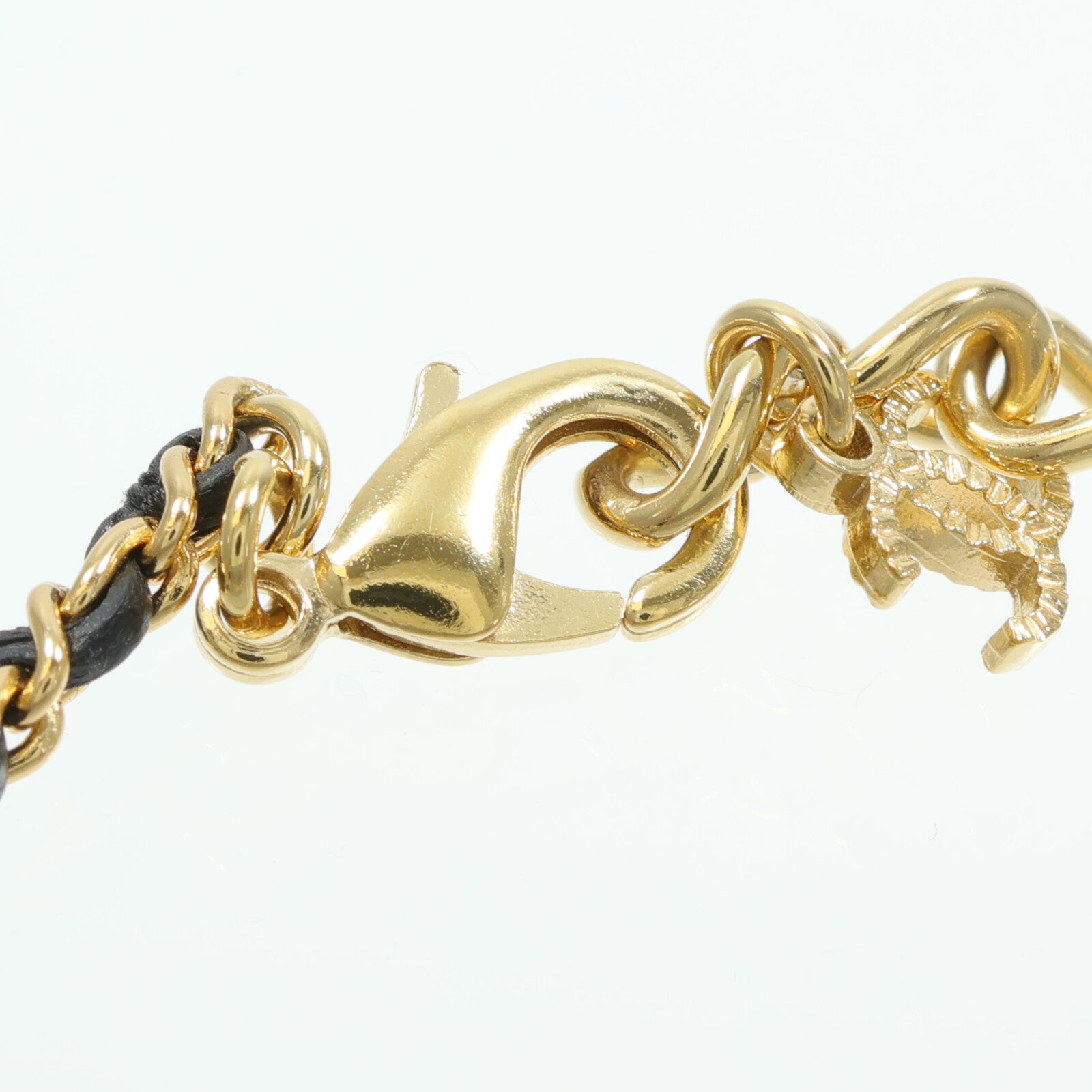 CHANEL 金屬/皮革Necklace項鍊
