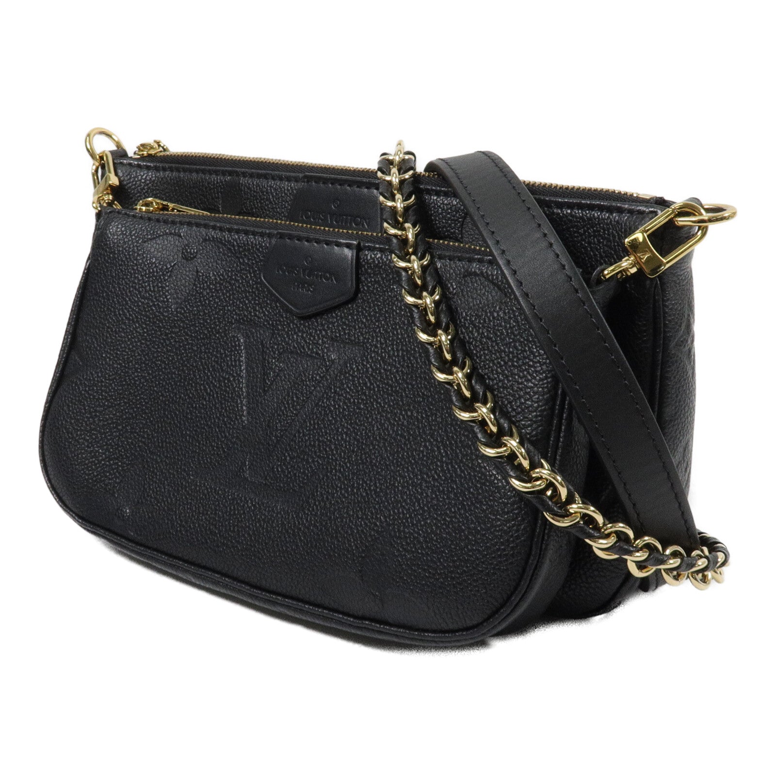LOUIS VUITTON Monogram Empreinte Multi Pochette Accessoires手挽肩背兩用袋