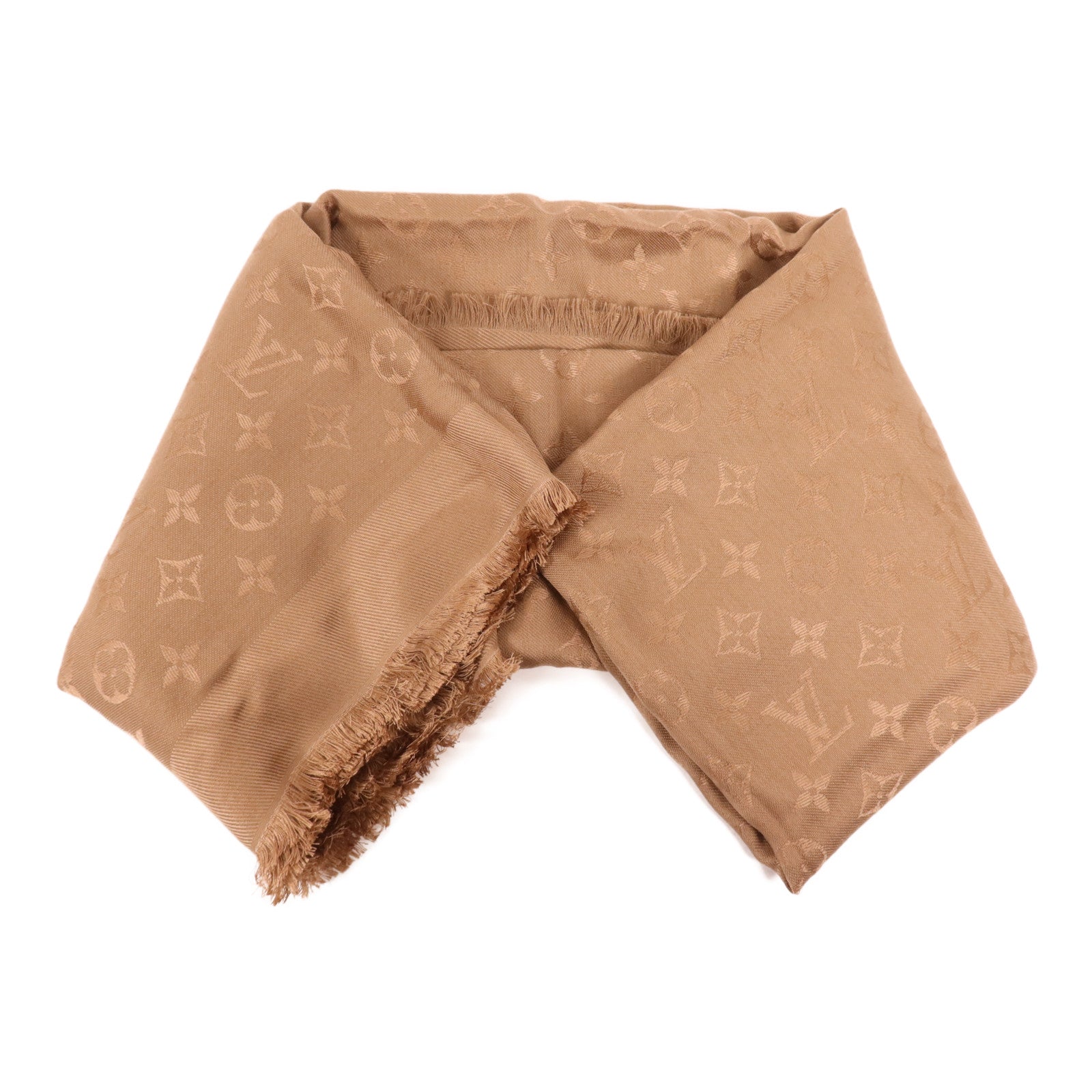 LOUIS VUITTON 絲質/羊毛Scraf圍巾