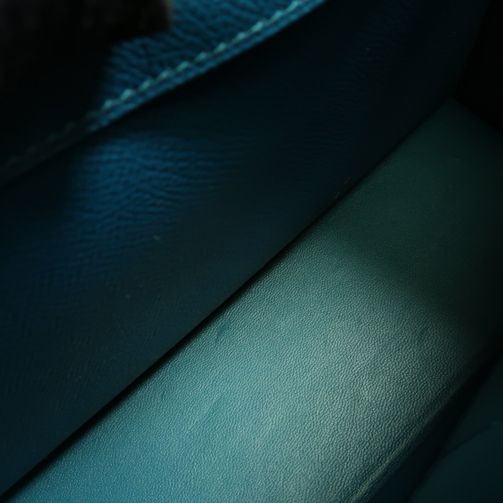 HERMES Epsom皮革Verrou 23肩背袋Vert Bosphore