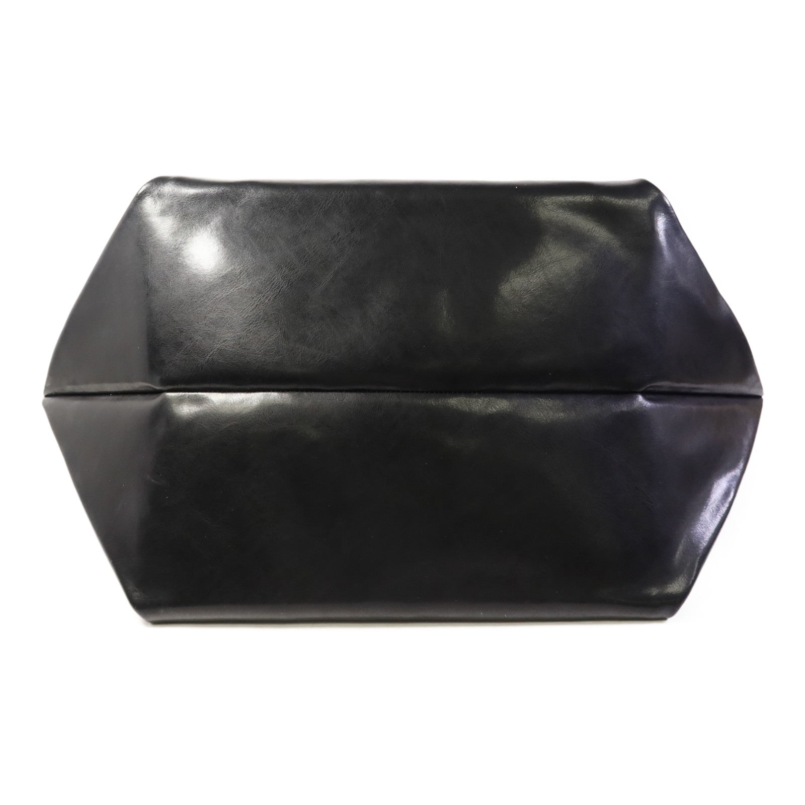 CELINE 牛皮皮革Tote Bag銀扣手挽袋