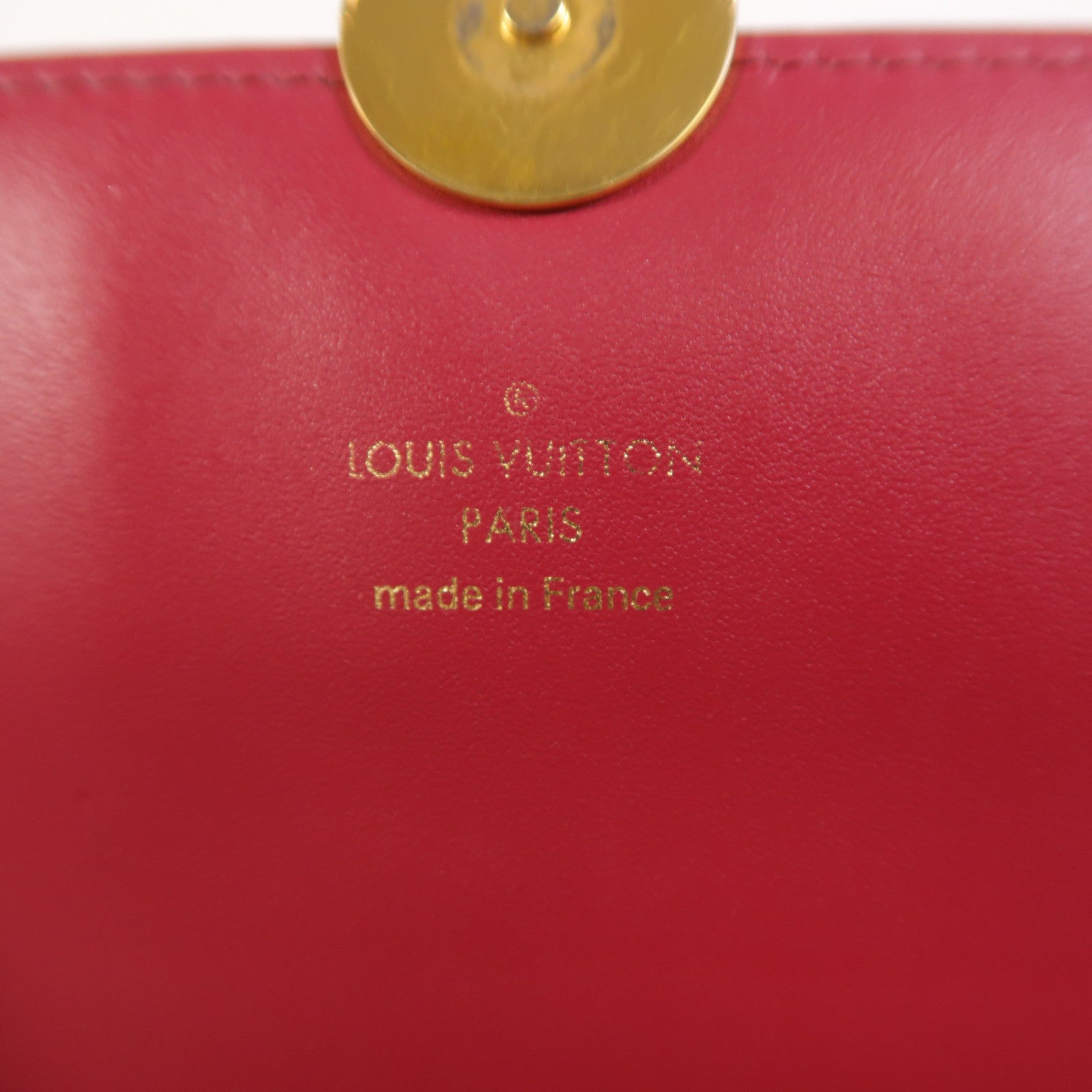 LOUIS VUITTON Monogram Portefeuille Flore鏈帶肩背袋