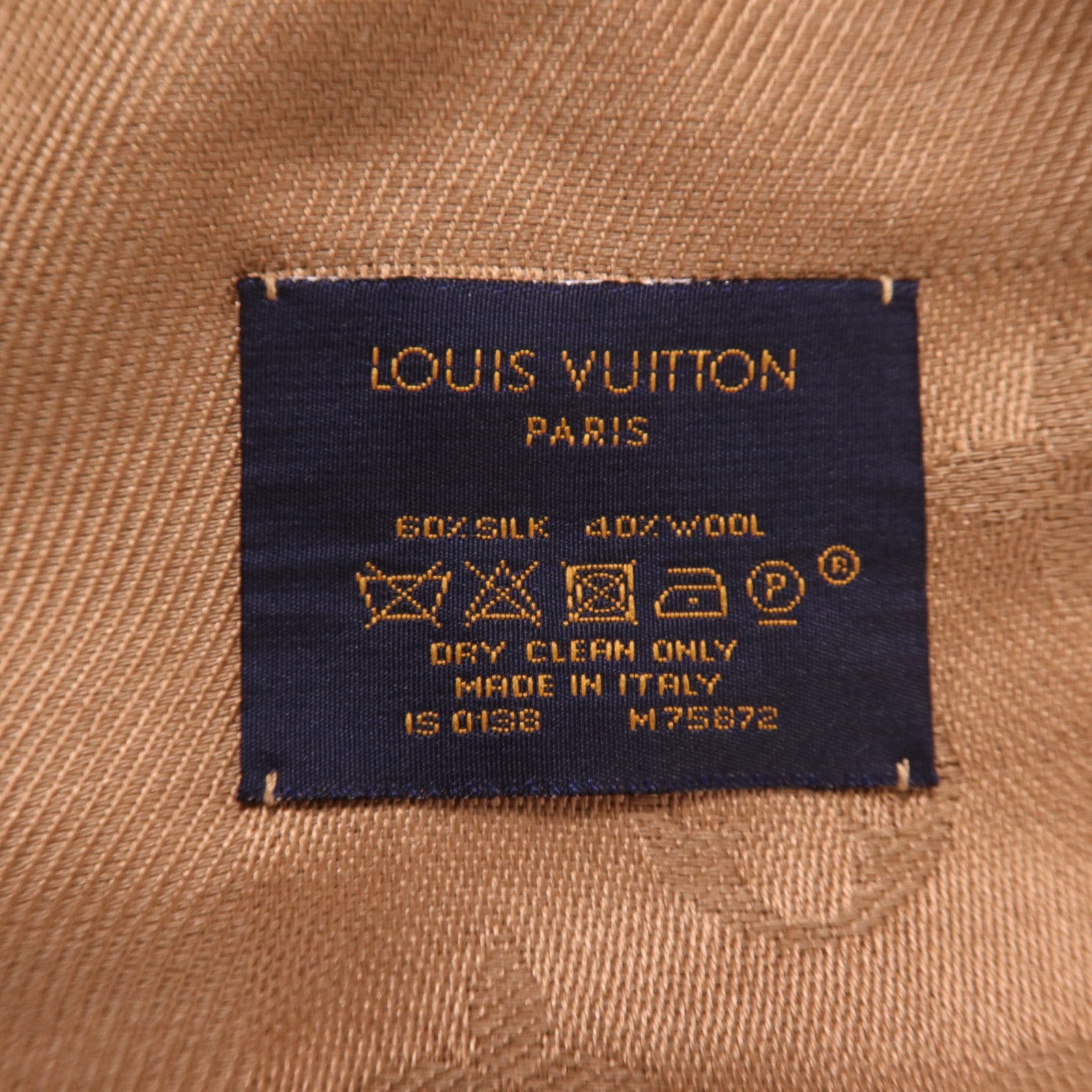 LOUIS VUITTON 絲質/羊毛Scraf圍巾