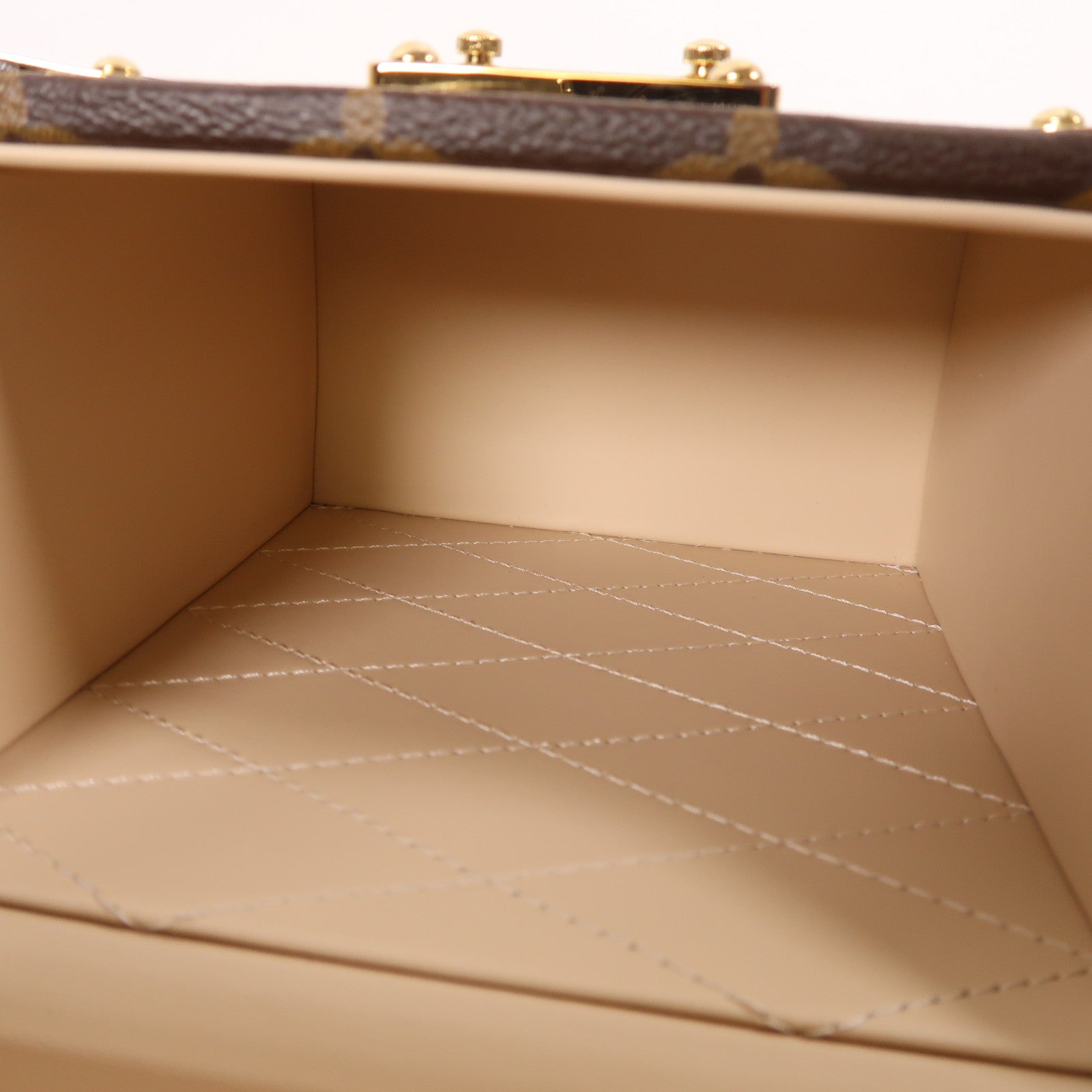 LOUIS VUITTON Monogram Camera Box金扣手挽肩背兩用袋