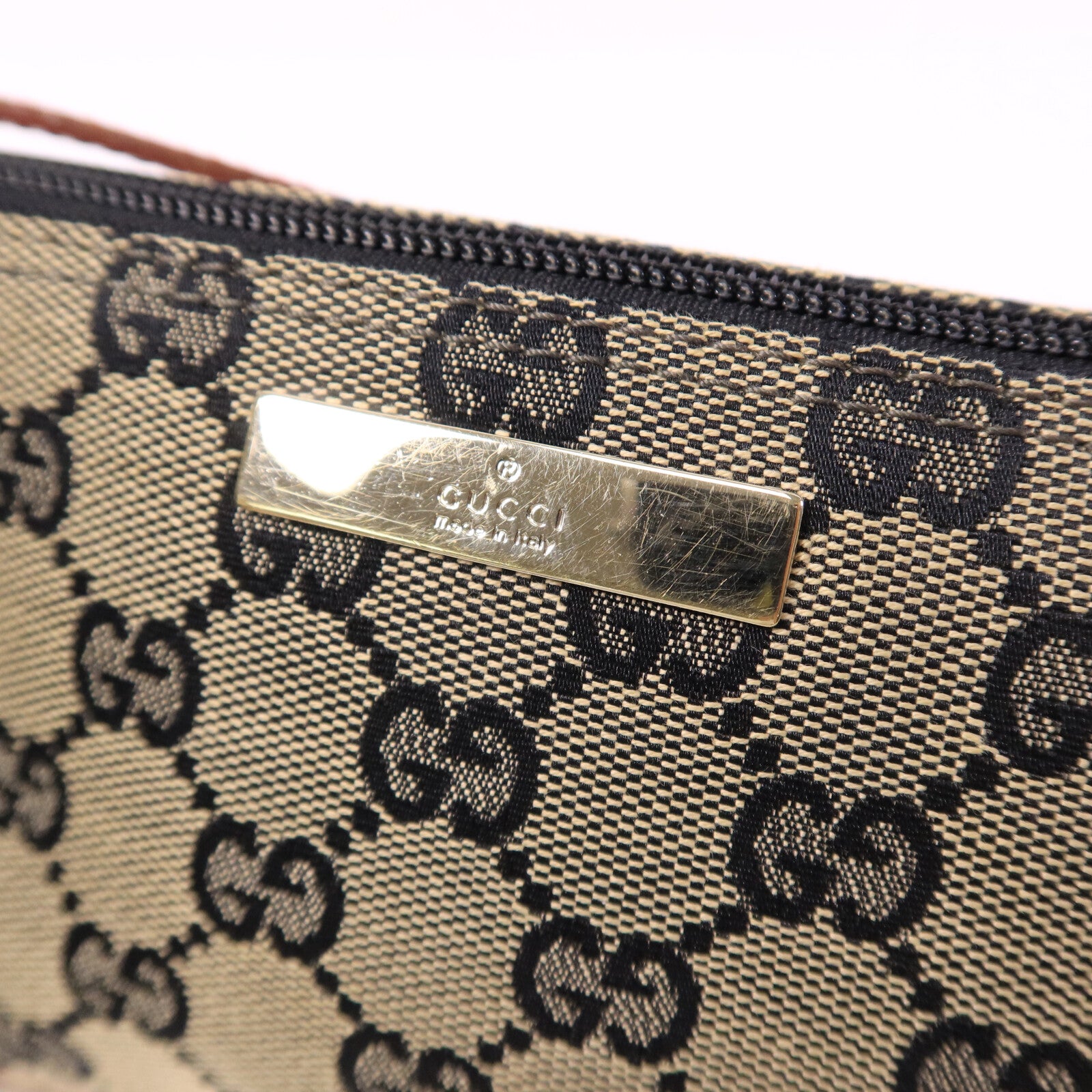 GUCCI 帆布Boat Bag肩背袋