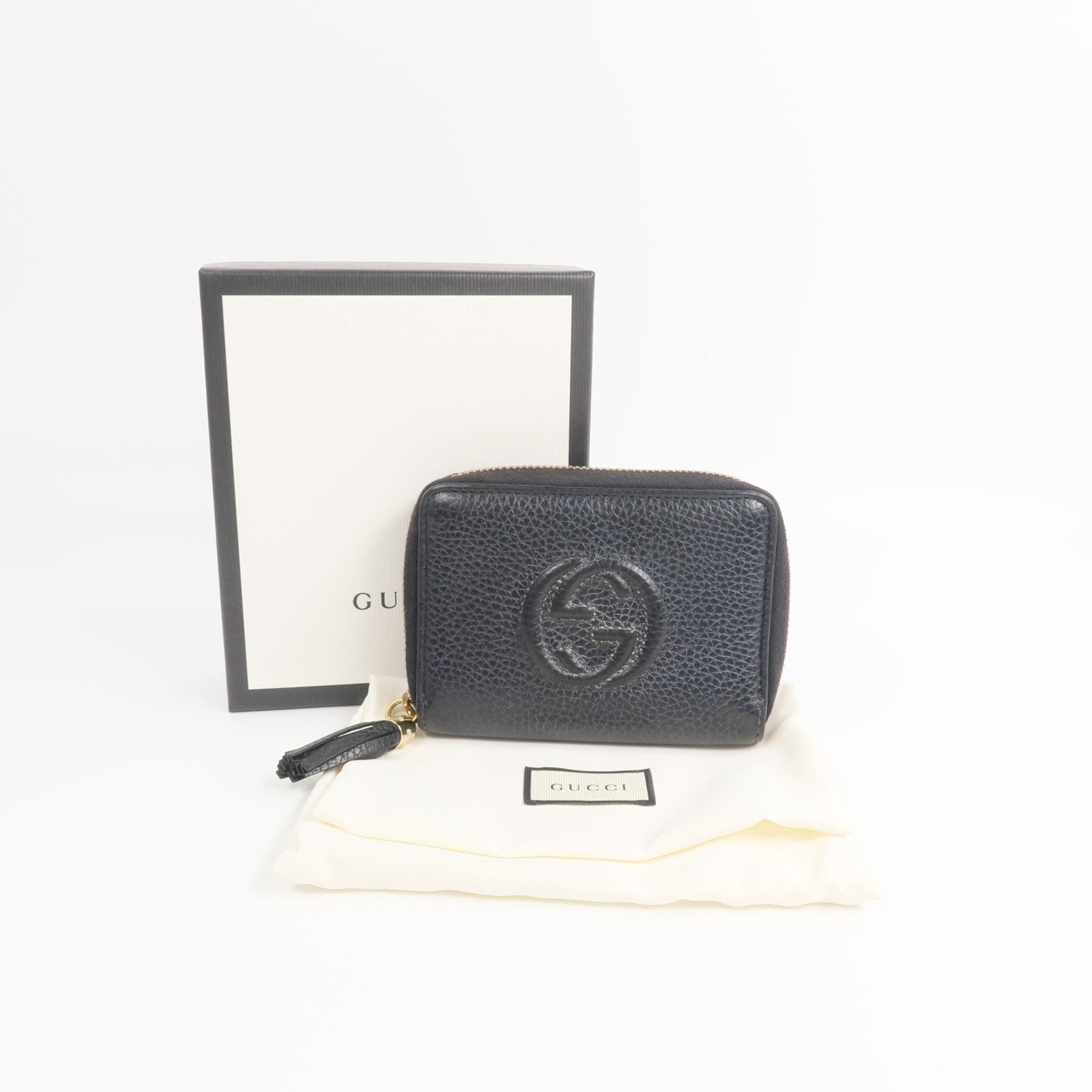GUCCI 牛皮皮革Soho Wallet錢包